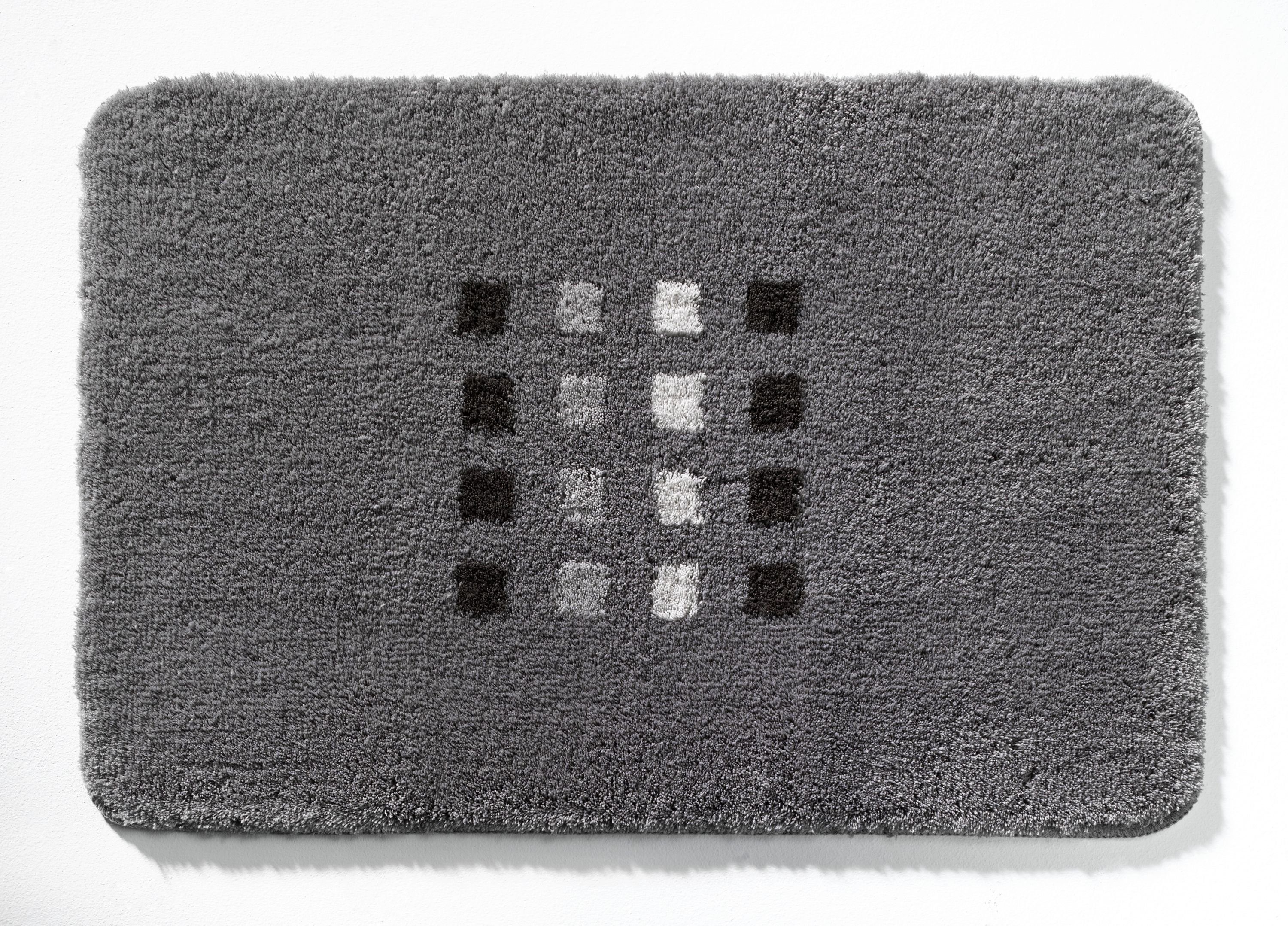 Kleine Wolke Badematte Kleine Wolke WC-Vorlage QUADRI LBH 50x50x2 cm grau günstig online kaufen