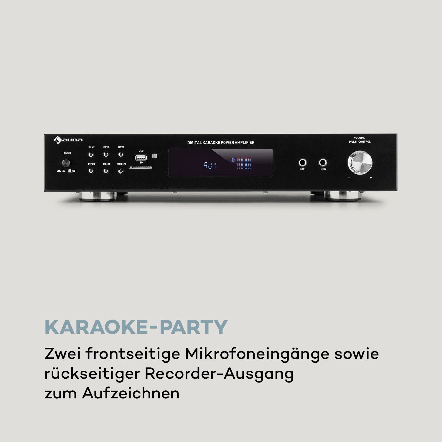 Audioverstärker BT AMP-9200 Auna Schwarz