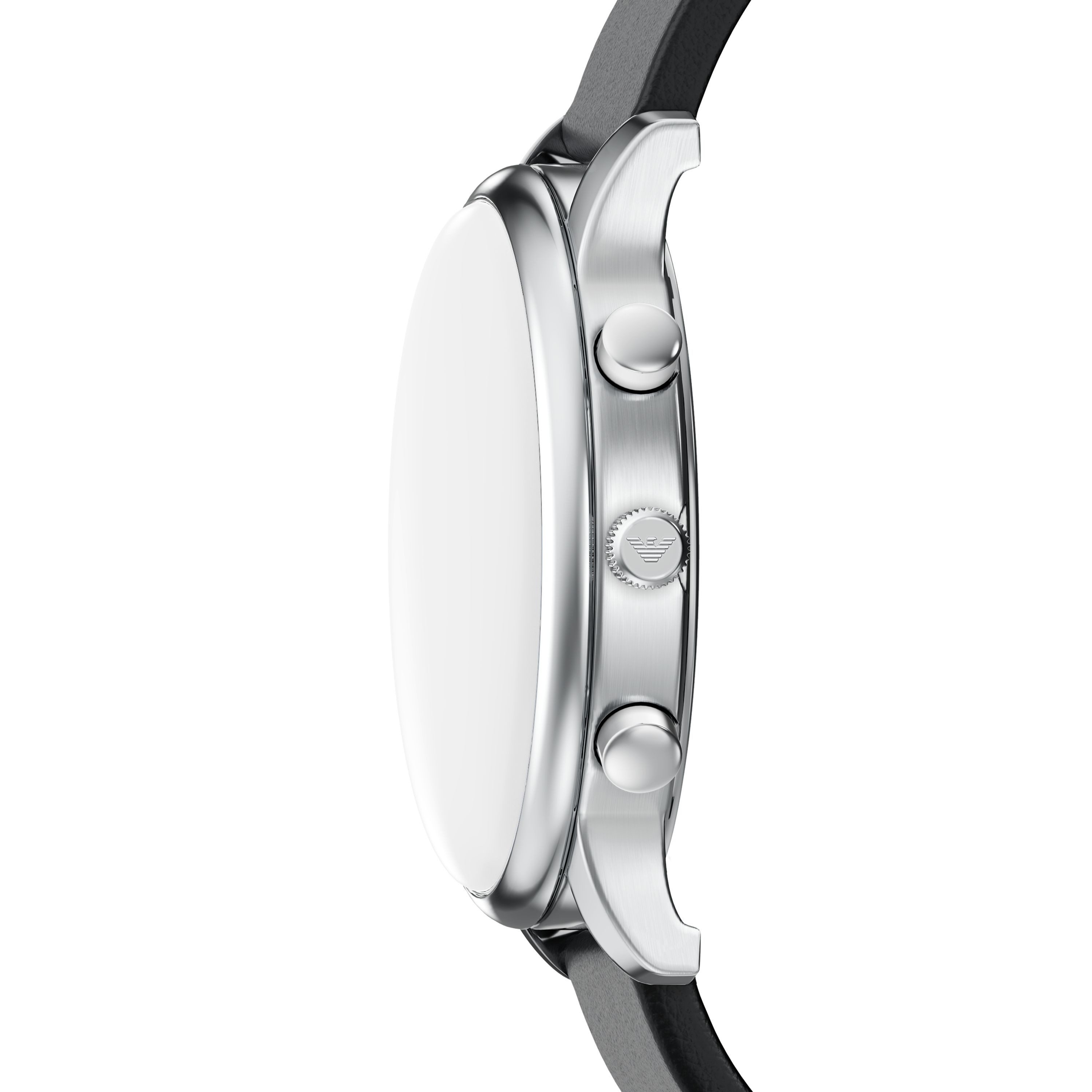 Emporio Armani Chronograph AR11774, Quarzuhr, Armbanduhr, Herrenuhr, Lederarmband, analog, Tag