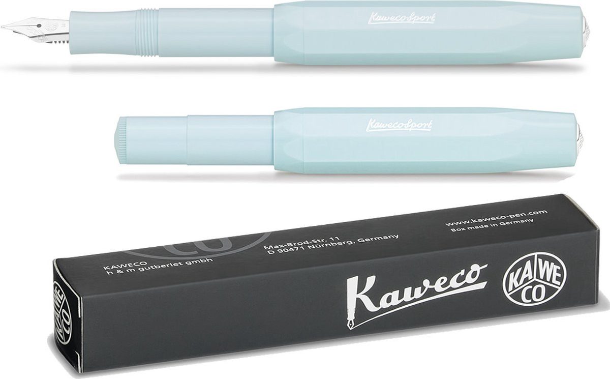Kaweco Füllhalter Sport Skyline Mint - Medium, (1-tlg), für Rechts- und Linkshänder