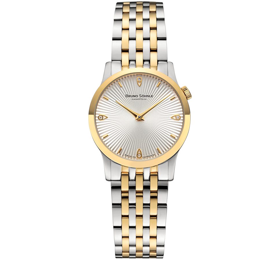 Quarzuhr Damenuhr Glashütte Bruno Söhnle Bologna IV bicolor