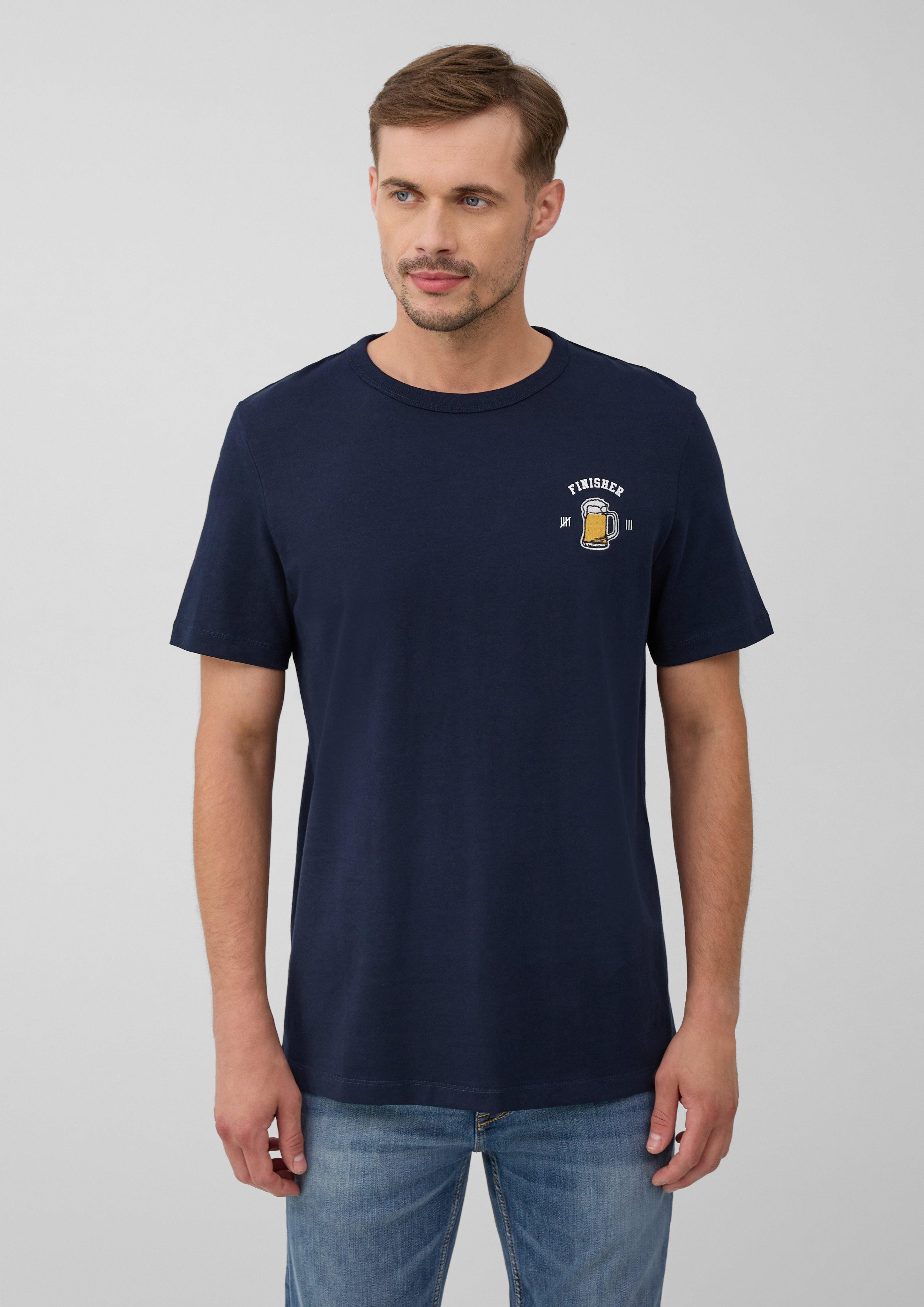 s.Oliver Kurzarmshirt Jersey-T-Shirt mit Artwork, Volksfest günstig online kaufen