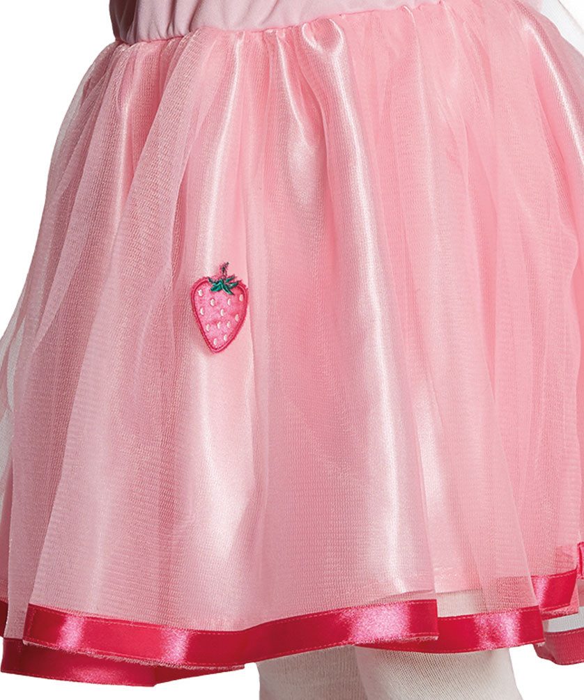 Karneval-Klamotten Feen-Kostüm Erdbeerfee Kinder Mädchenkostüm mit Flügel, Fee Mädchenkostüm rosa Feekleid mit Tüllüberrock Karneval