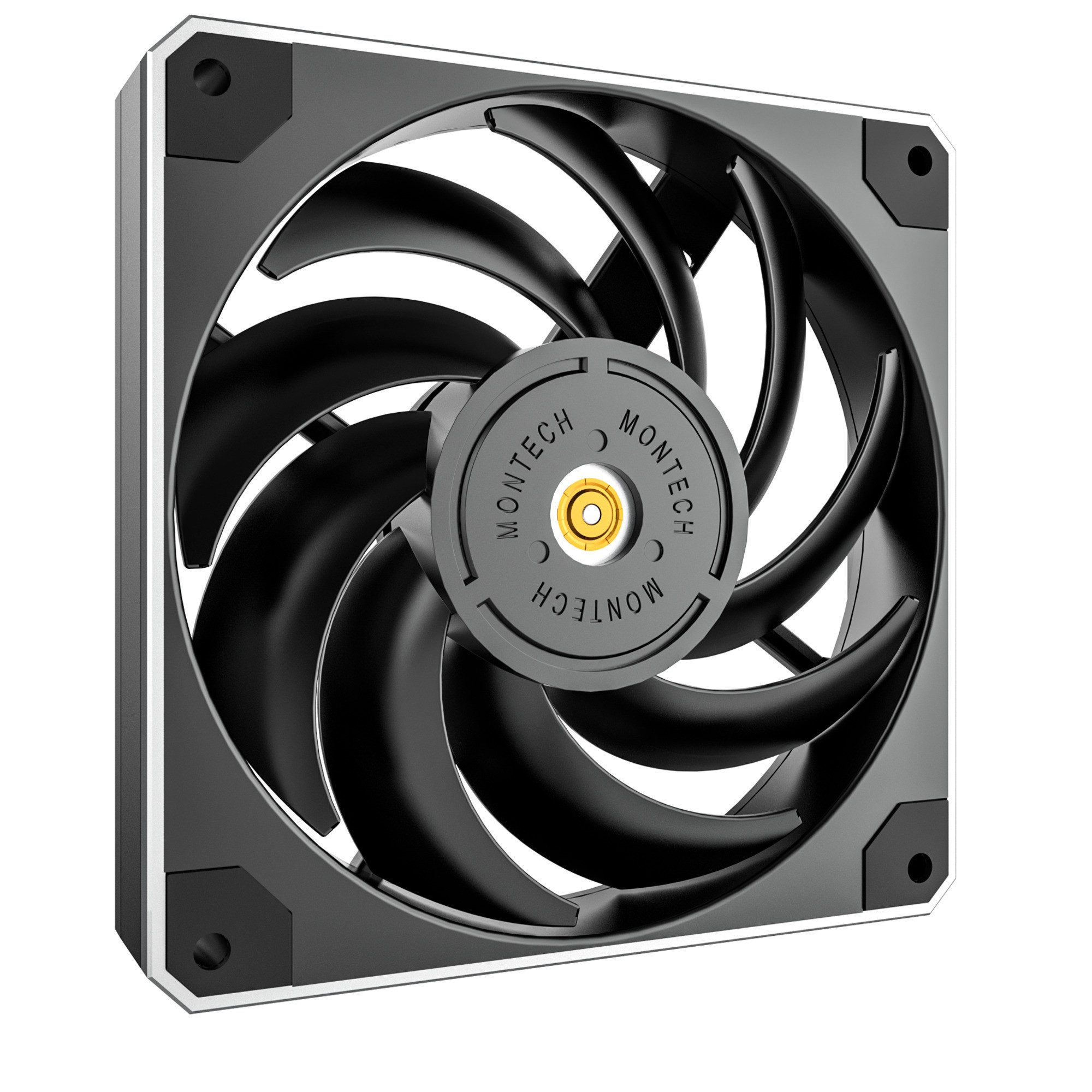 Gehäuselüfter Montech METAL 120 PWM 120x120x25, Gehäuselüfter