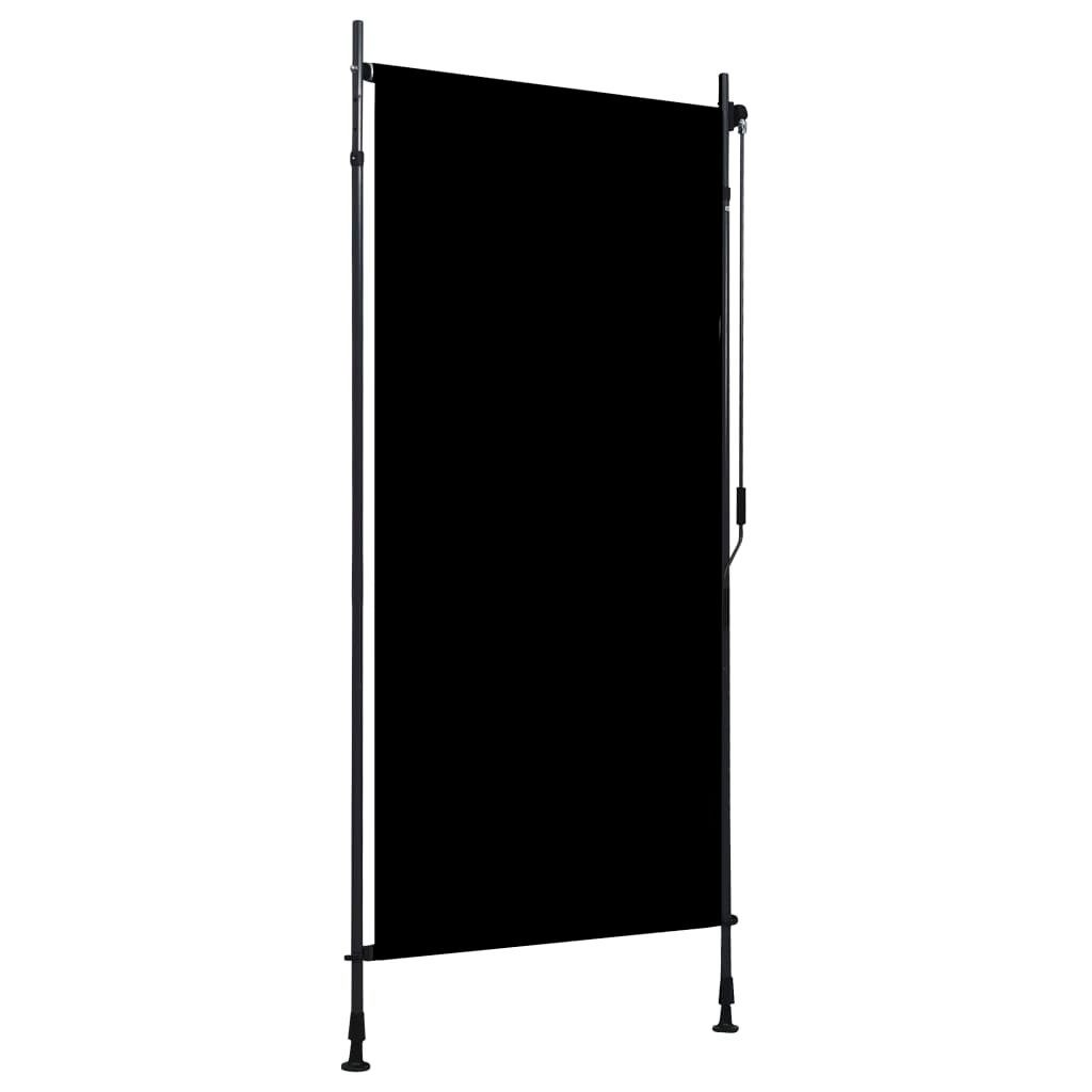 vidaXL Gardine 100 x 270 cm Außenrollo 100x270 cm Anthrazit Fenster