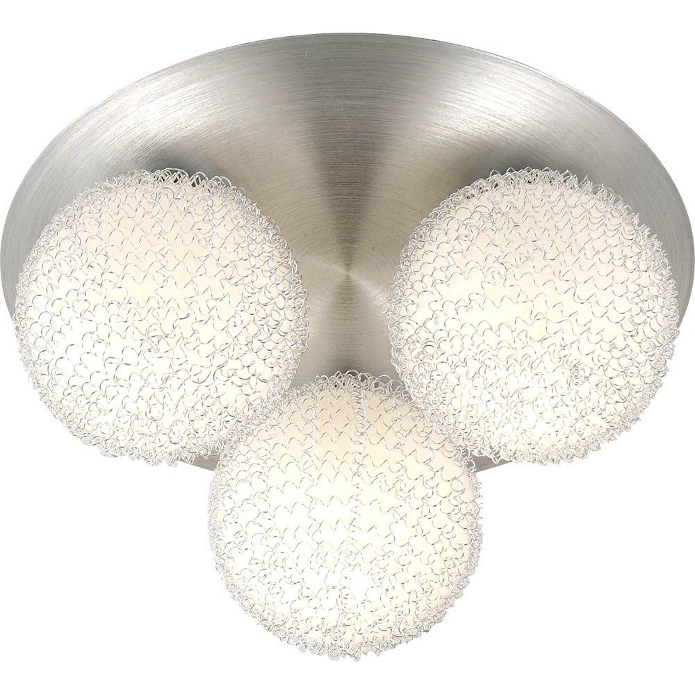 Glas nicht Leuchtmittel LED Lampe Decken Design Leuchte Deckenleuchte, Globo inklusive, Strahler Kugel