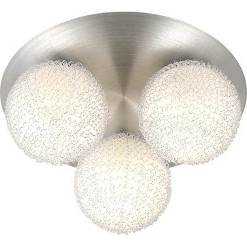Globo LED Deckenleuchte, Leuchtmittel nicht inklusive, Design Decken Strahler Kugel Leuchte Glas Lampe