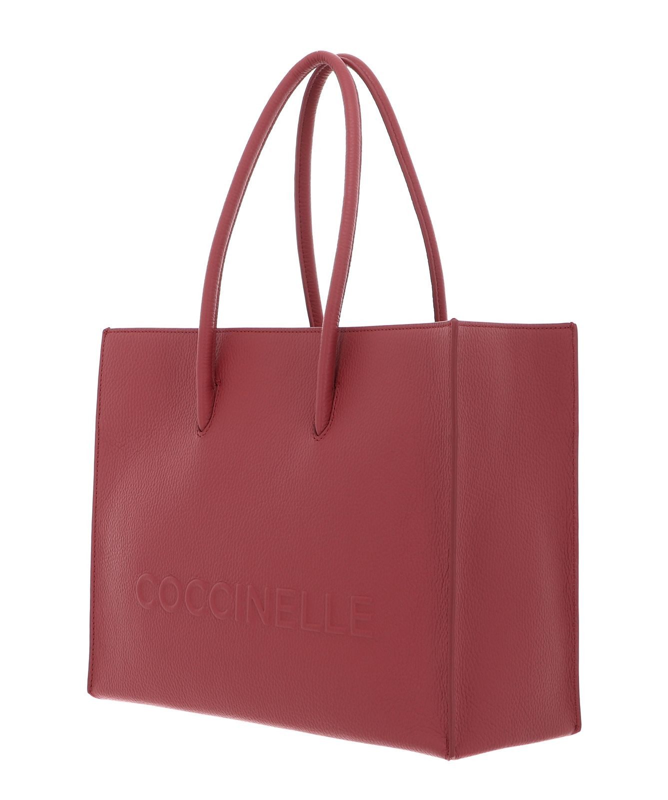 COCCINELLE Schultertasche Maxi Log, aus echtem Rindsleder