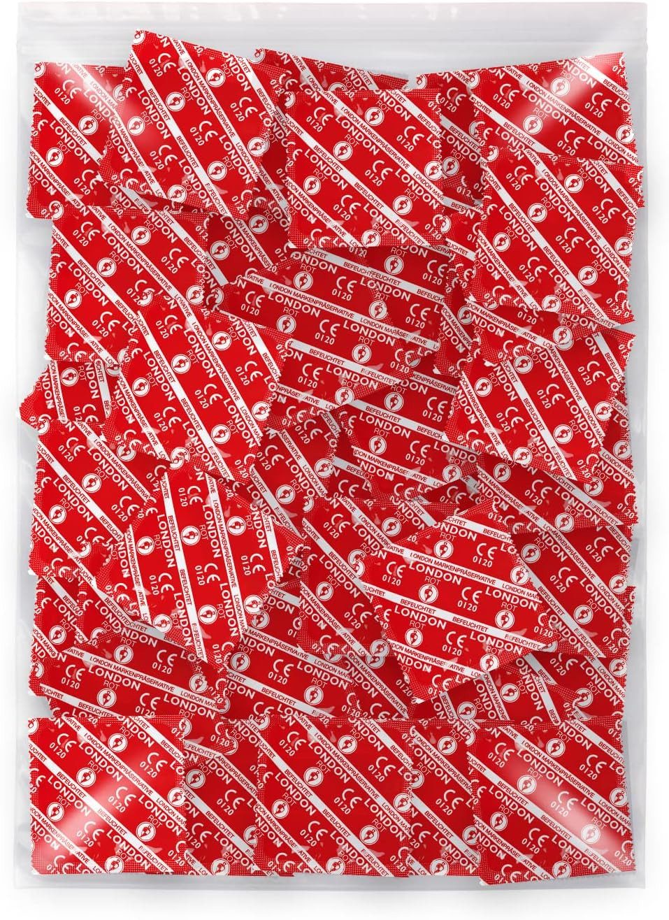 Kondome Rot - Erdbeeraroma