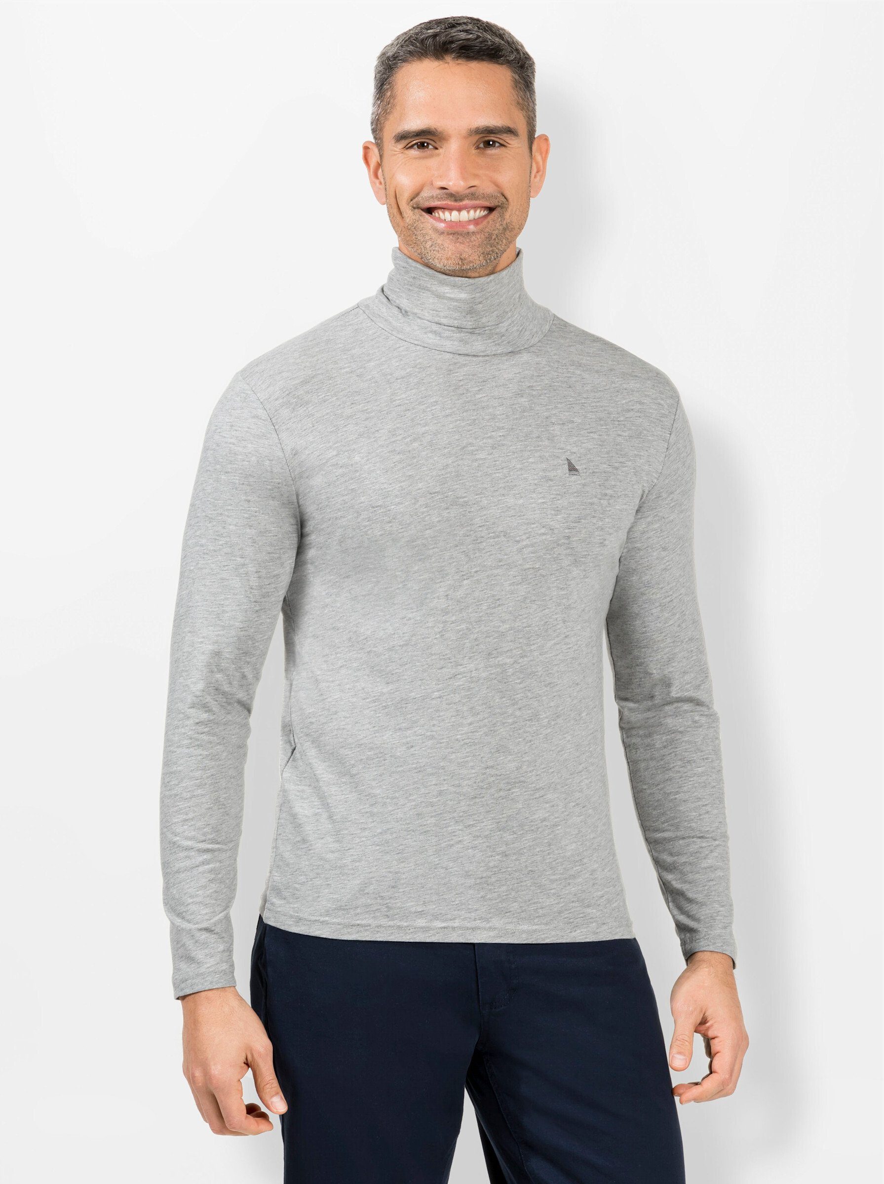 Rollkragen T Shirt Herren