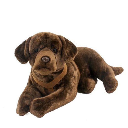 Teddys Rothenburg Kuscheltier »Hund groß Labrador braun mit Geschirr 70