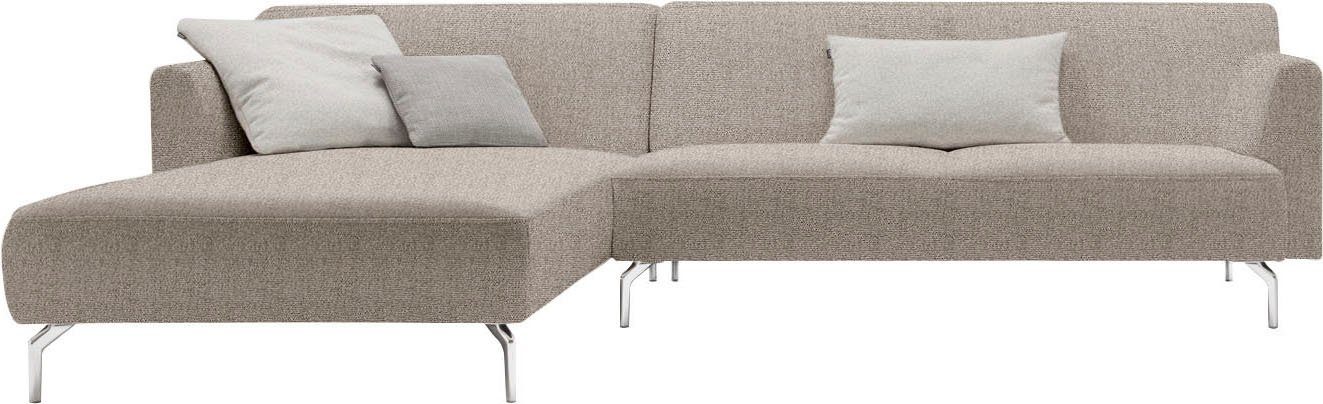 Breite 275 hülsta sofa in cm Optik, Ecksofa minimalistischer, hs.446, schwereloser