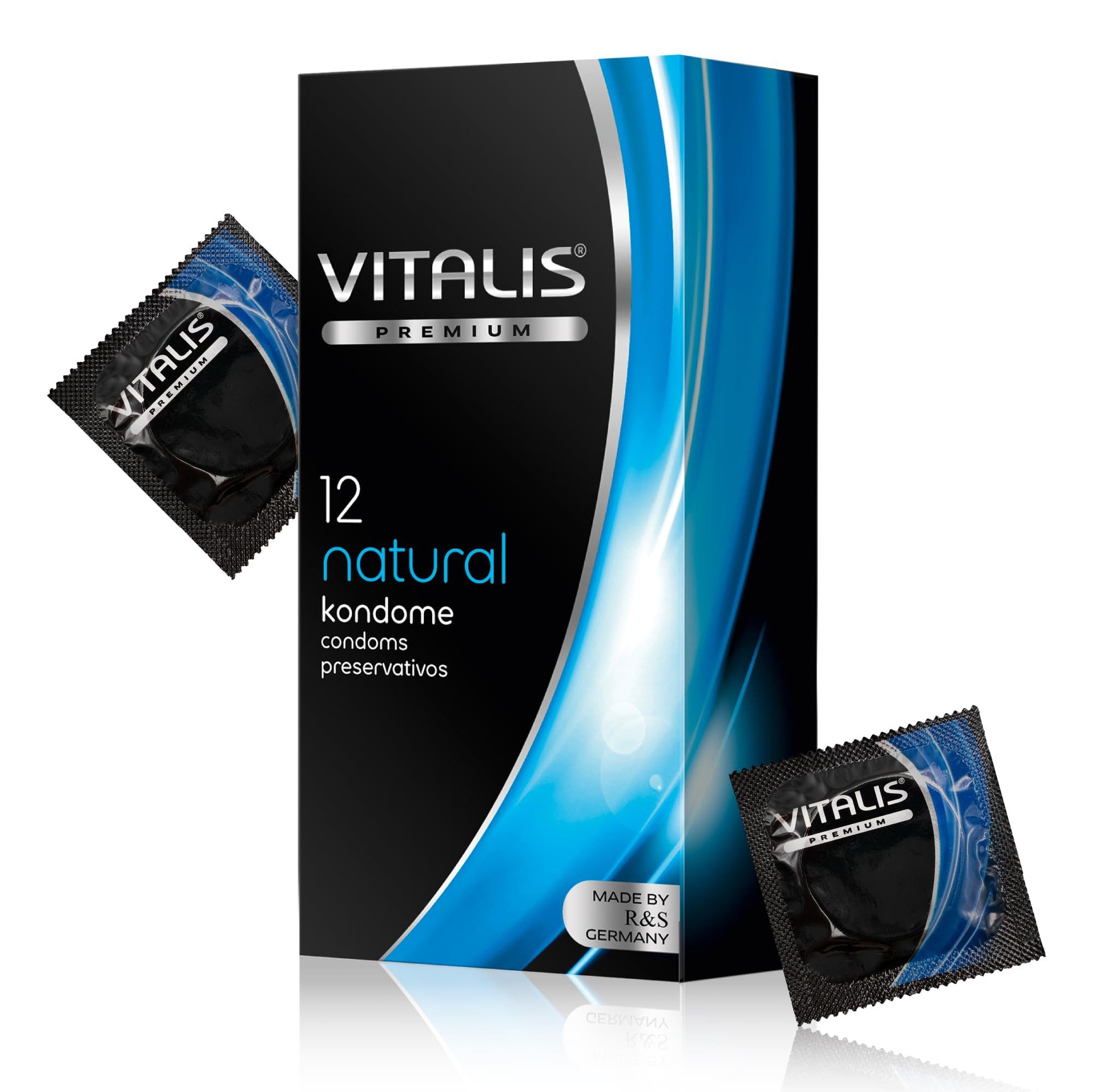 VITALIS Kondome Vitalis Premium Kondome, verschiedene Sorten & Größen, Natural