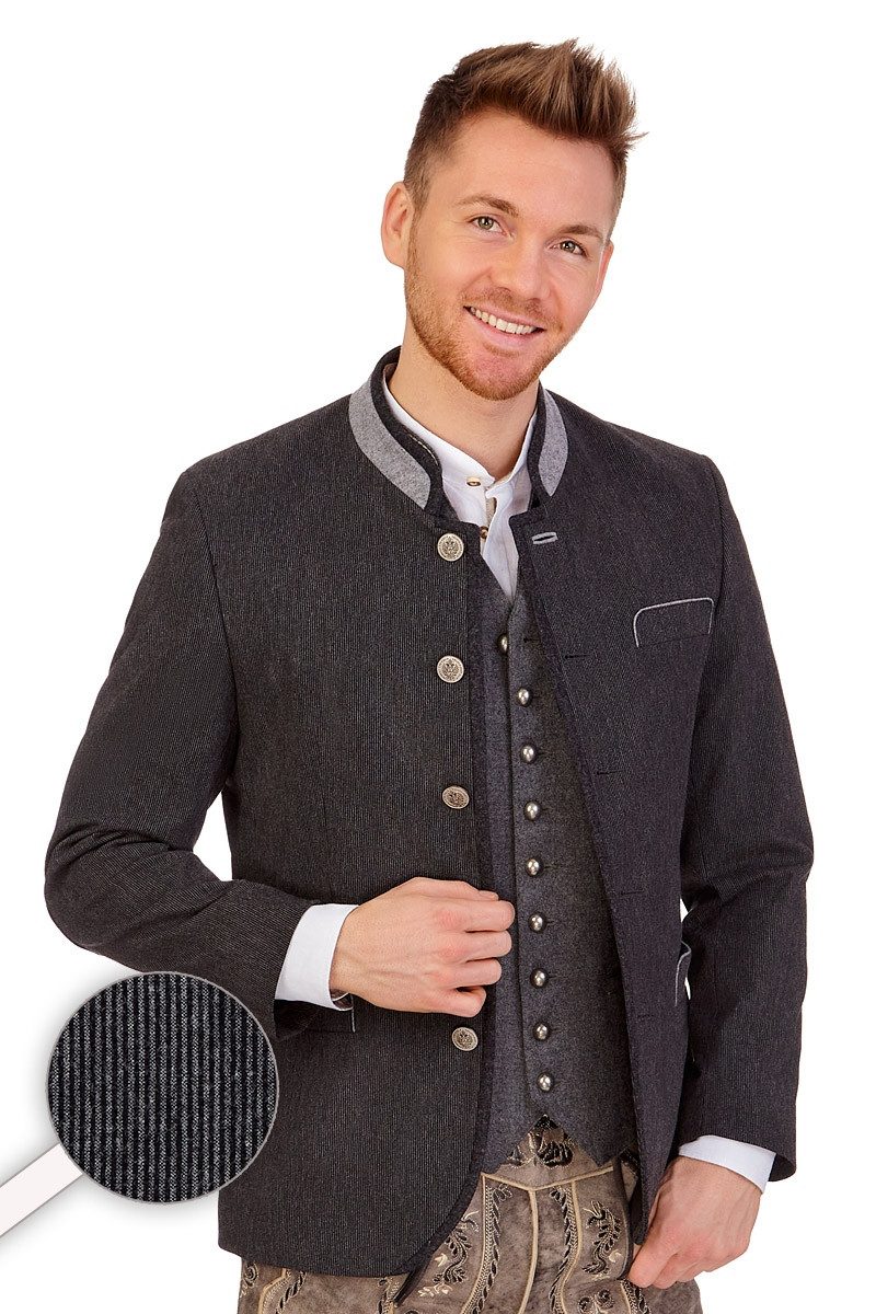 Hammerschmid Trachtenjanker Janker - LOTHAR - dunkelgrau