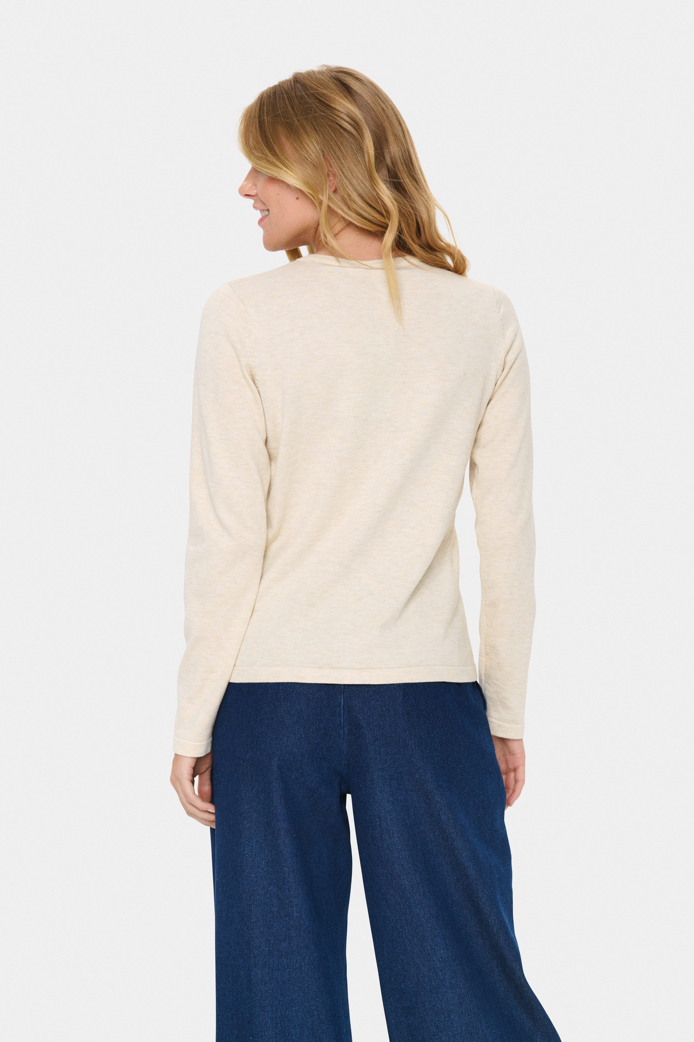 Saint Tropez Strickjacke A8661, MilaSZ R-Neck günstig online kaufen