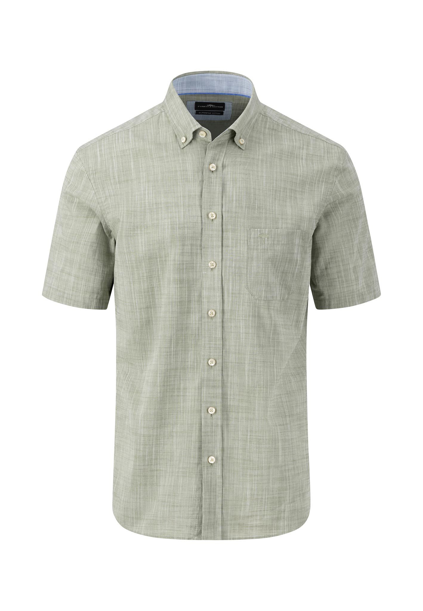 Kurzarmhemd Summer Slub Solids