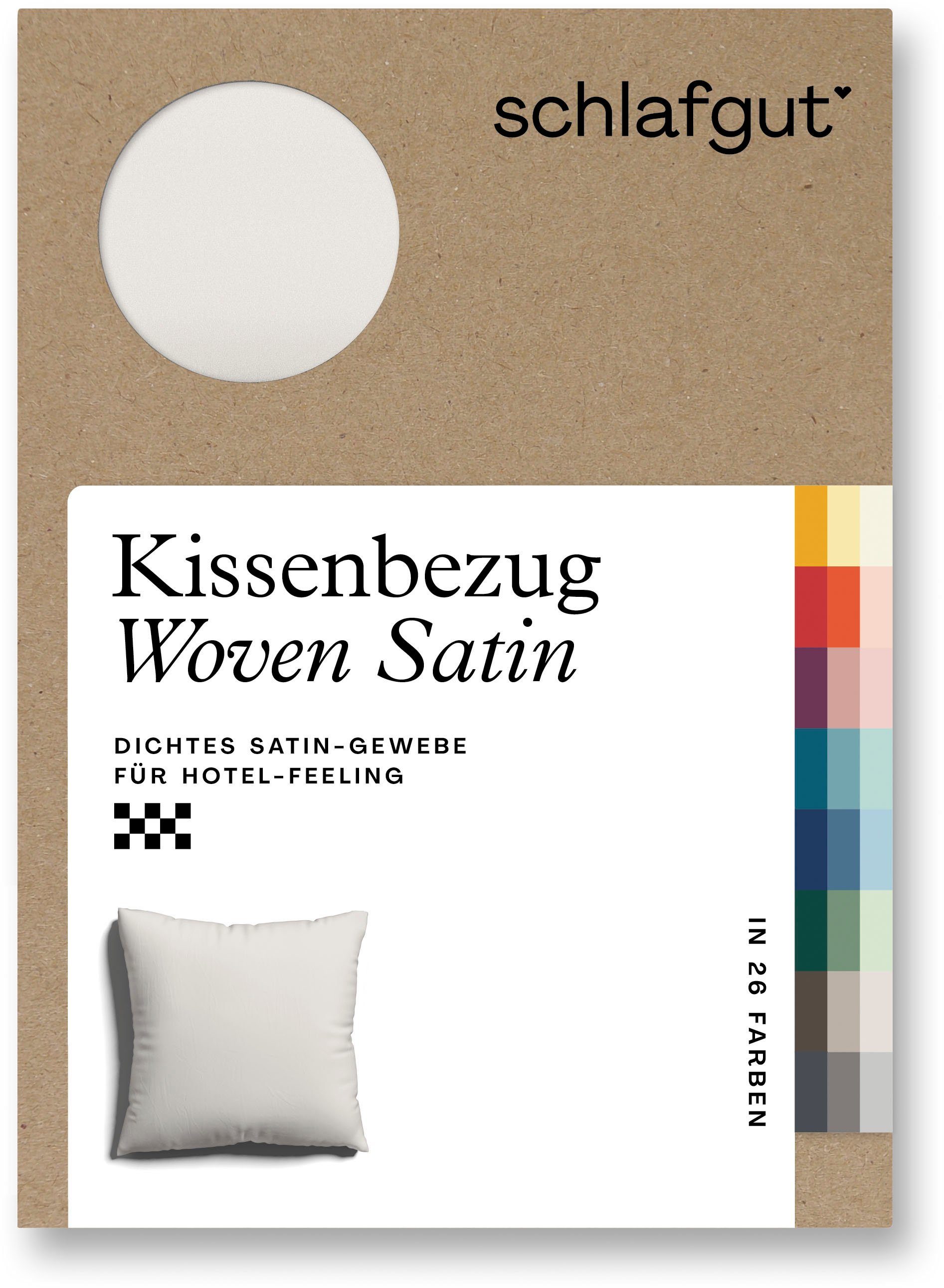 Schlafgut Kissenbezug Woven Satin aus Mako-Baumwolle, günstig online kaufen