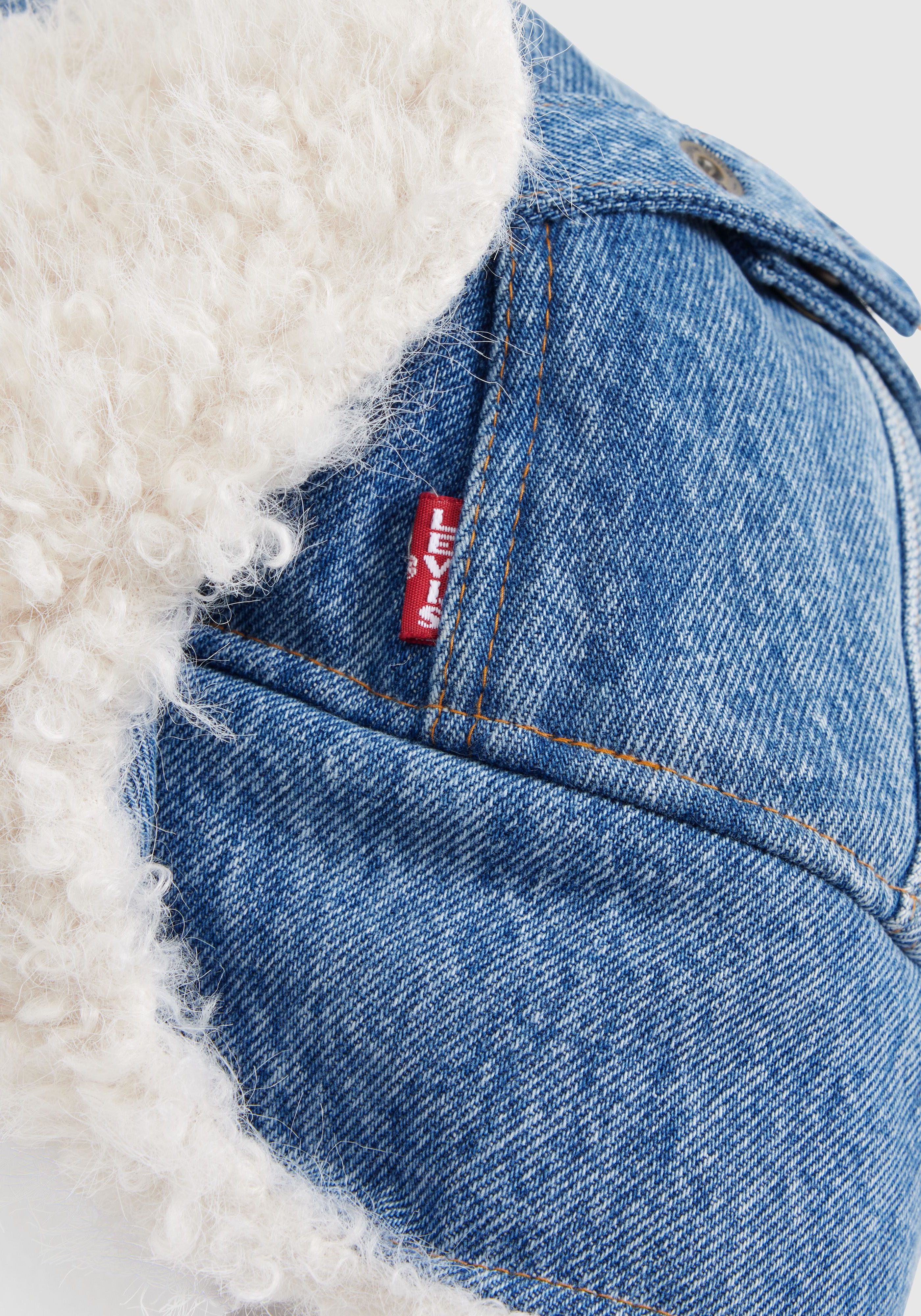 Levi's® Fellimitatmützen COZY TRAPPER Trapper-Mütze, Wintermütze, angenehm weich und wärmend – Bild 4 von 4