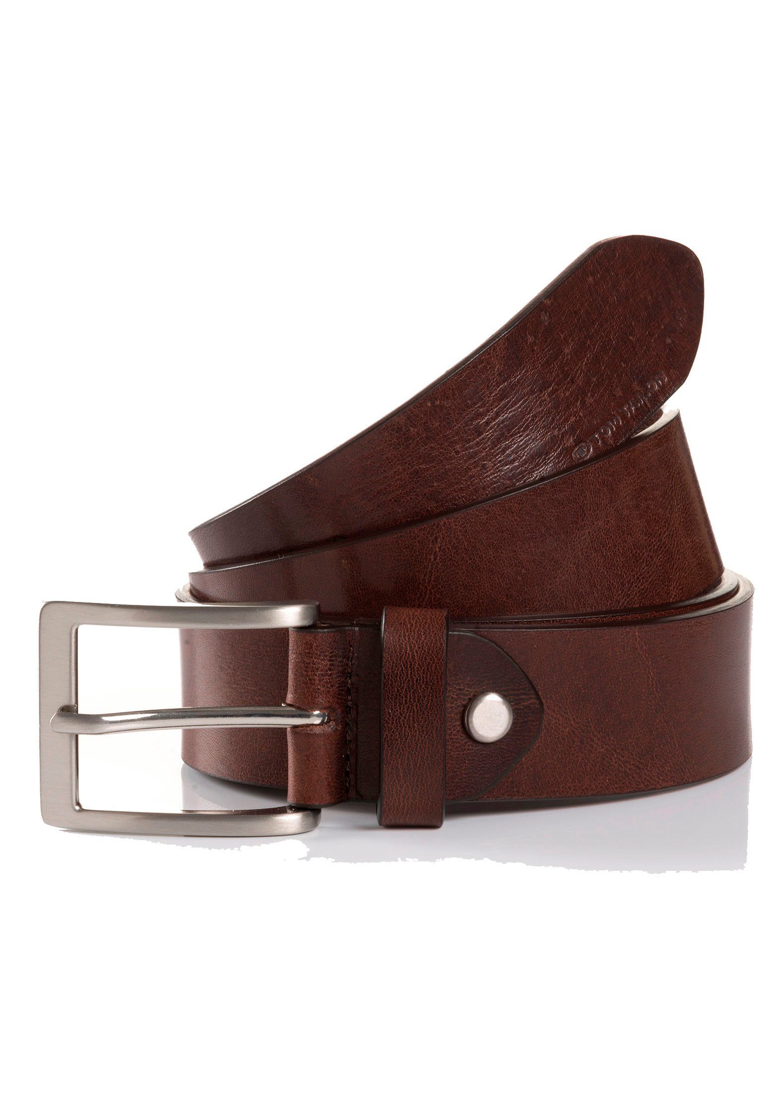TOM TAILOR Ledergürtel TTJADEN 3,5 cm günstig online kaufen