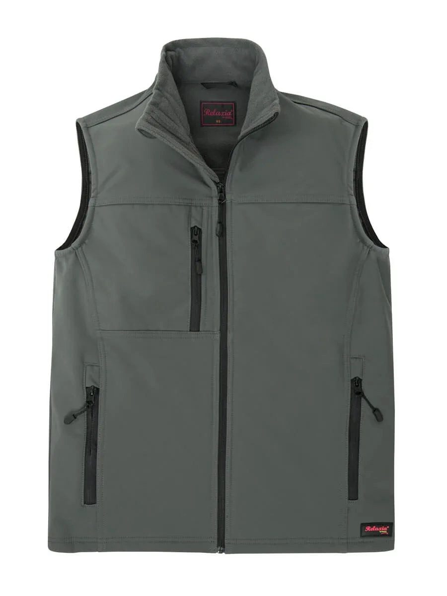 Ismont Softshellweste Softshell-Weste Grau – ISMONT 01 M043-06