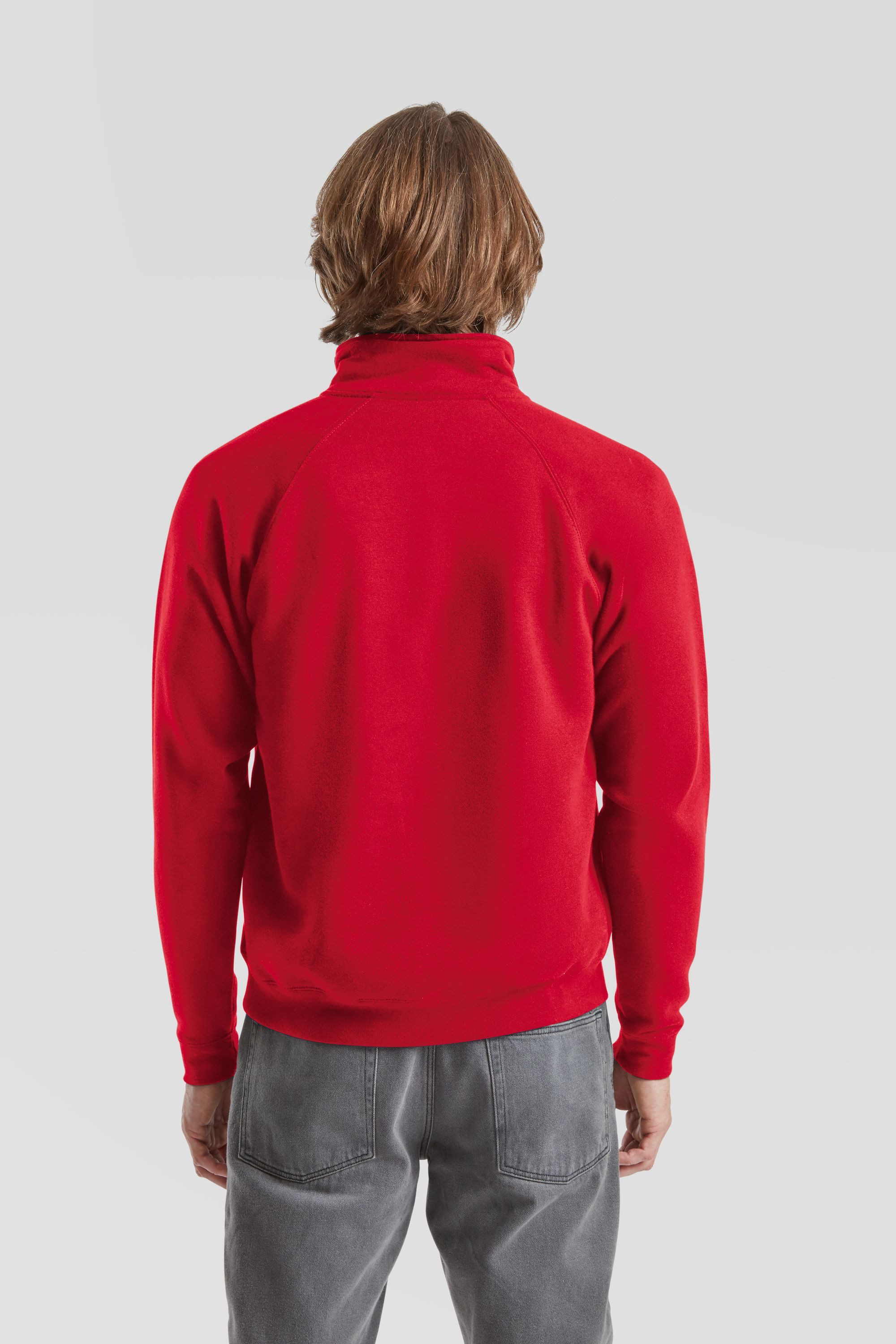 Fruit of the Loom Sweatshirt Fruit of the Loom Premium Zip Neck Sweat