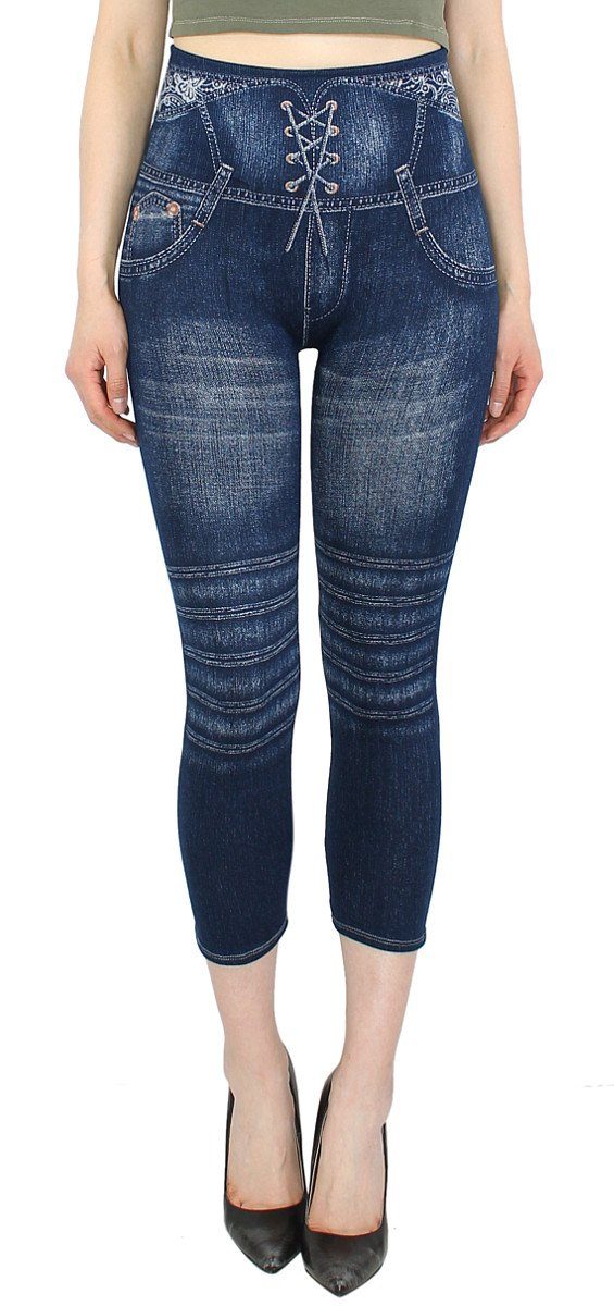 dy_mode 7/8-Jeggings Damen 7/8 Leggings Jeans günstig online kaufen