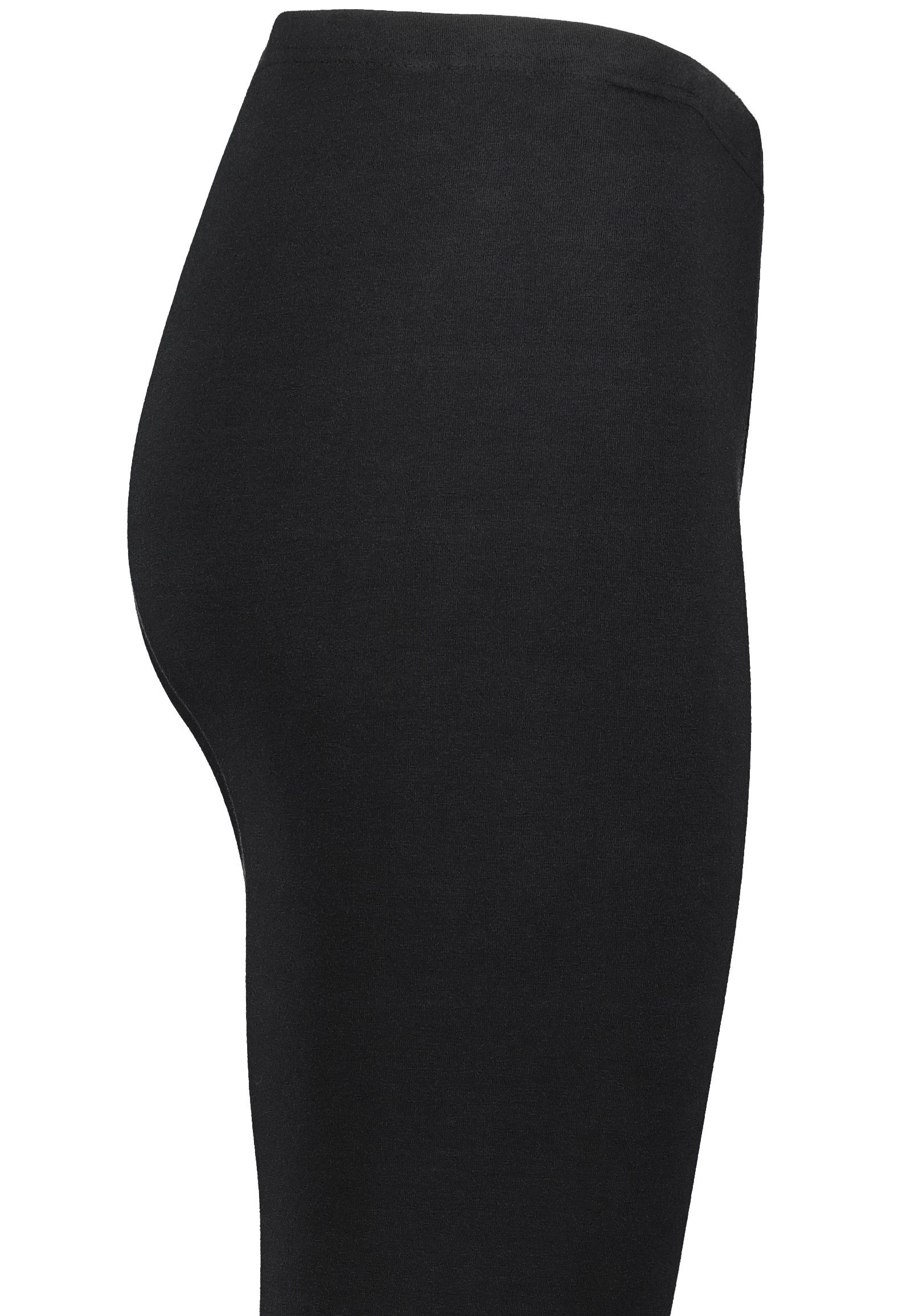 SUBLEVEL Leggings 3er-Pack hoher Bund elastisch für Damen (3-tlg) Baumwolle Skinny fit unifarben elastisch durchgehend