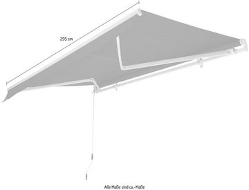 KONIFERA Gelenkarmmarkise Breite/Ausfall: 295/200 cm, Neigungswinkel verstellbar