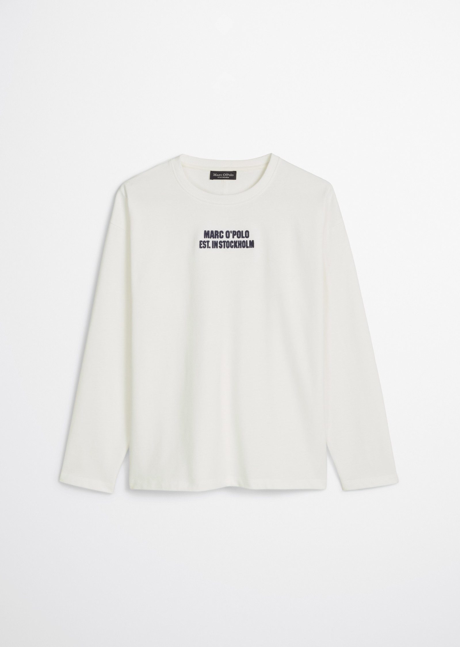 Marc O'Polo Langarmshirt für Jungs, kontrastfarbene Logo-Stickerei auf der Brust – Bild 5 von 5