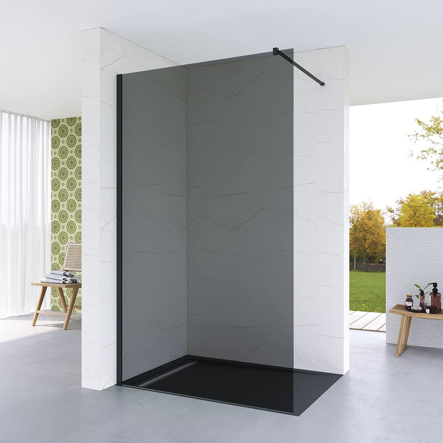 AQUABATOS Duschwand Duschabtrennung 100x200 120x200 cm günstig online kaufen