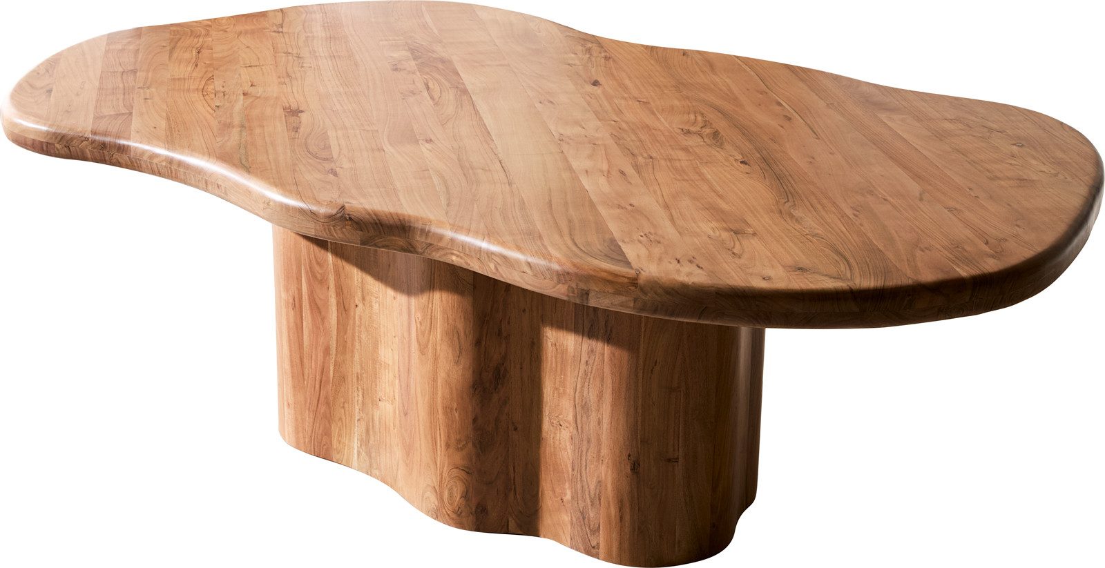 DELIFE Esstisch Herkon, Akazie Natur 240x140 Holzgestell