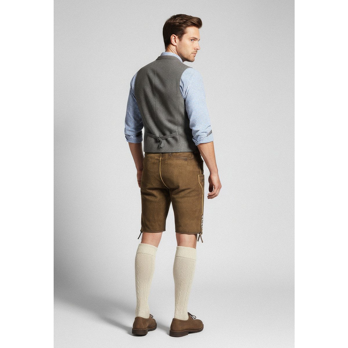 Stockerpoint Trachtenlederhose Bertram Herren (1-tlg) Trachtenlederhose, Trachtenhose, Bayerische Lederhose, Oktoberfest