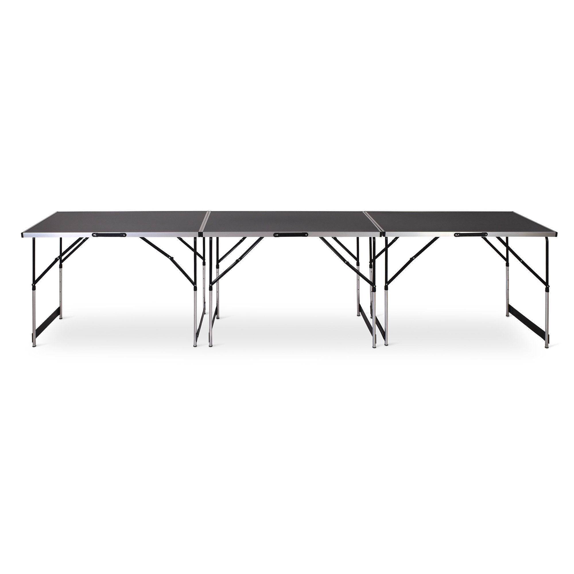 Raburg Arbeitstisch Multifunktionstisch, 3-teilig, Alu, 3 x 100 cm x 60 cm, Raburg Olli (Set, 3er-Set), 4-fach höhenverstellbar, pro Tisch bis 30 kg Belastbar