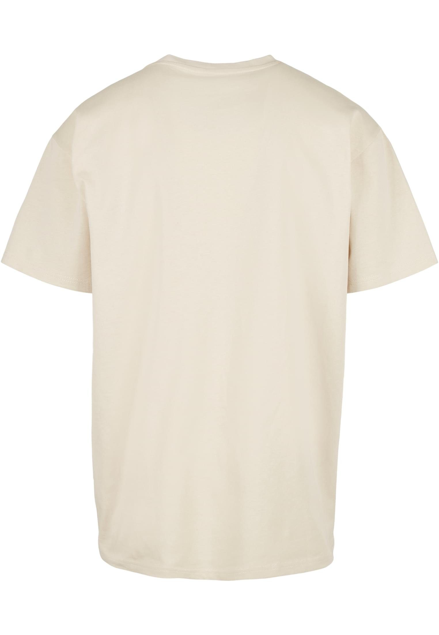Tee (1-tlg) Oversized Heavy Herren URBAN CLASSICS T-Shirt sand