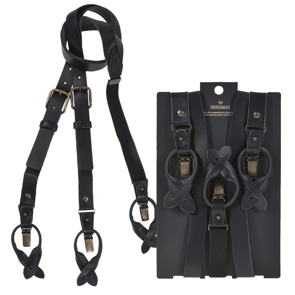 Sir Redman Hosenträger Leather Holländer Y-Form günstig online kaufen