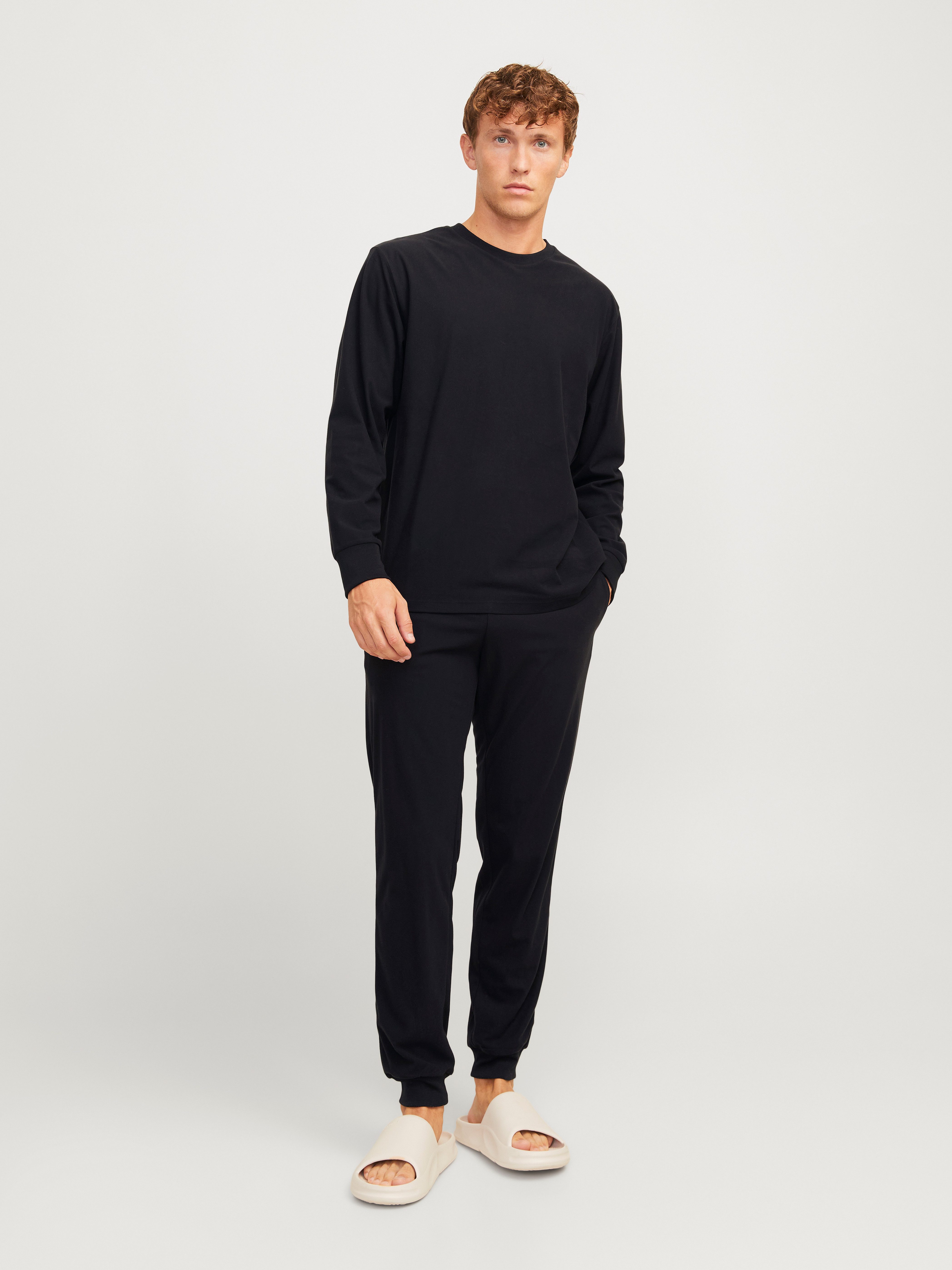 Jack & Jones Langarmshirt JACSOLID LOUNGE günstig online kaufen