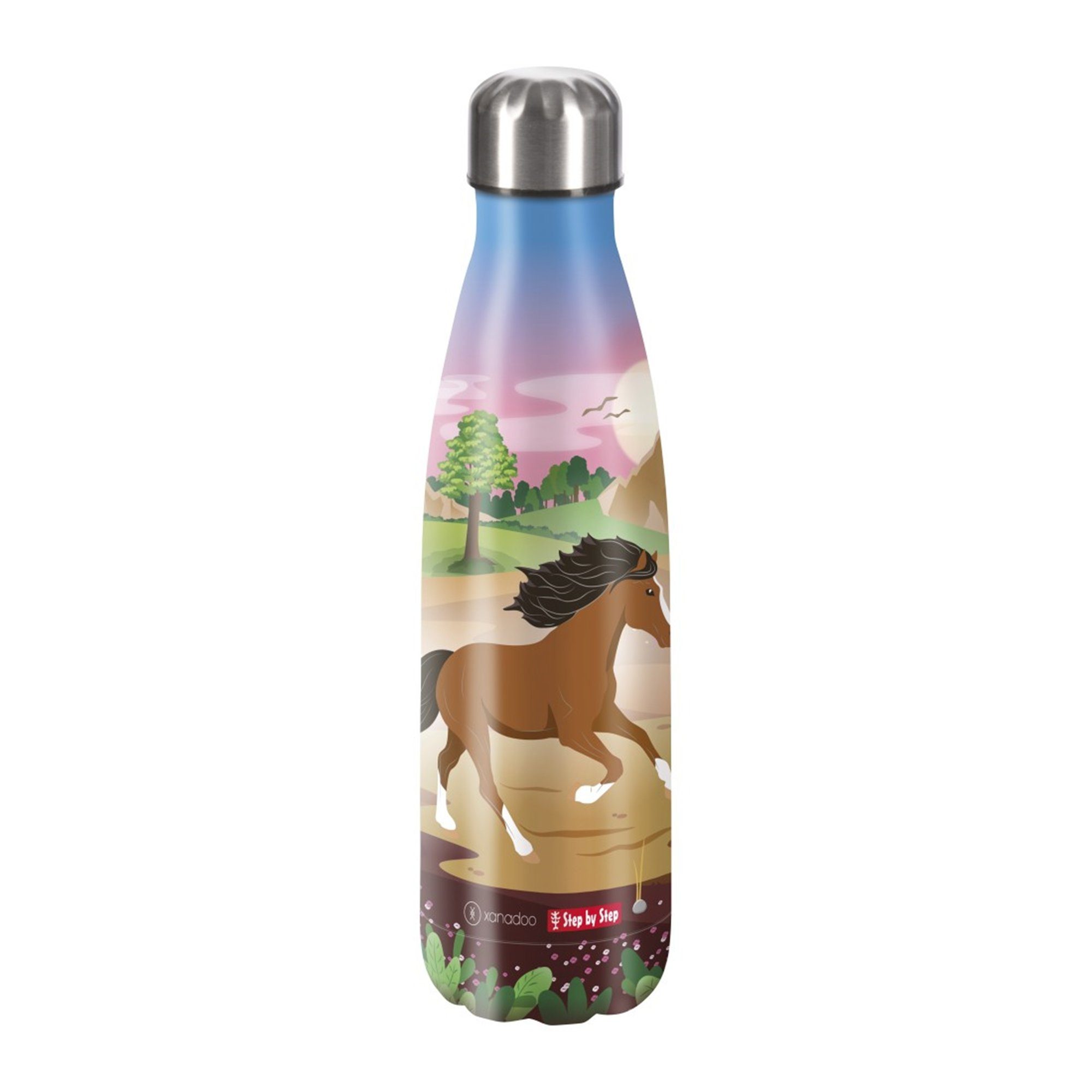 Step by Step Trinkflasche Edelstahltrinkflasche