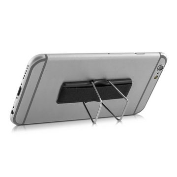 kwmobile Smartphone Fingerhalterung m. Ständer - f. iPhone Samsung Sony Fingerhalter, (1-tlg)