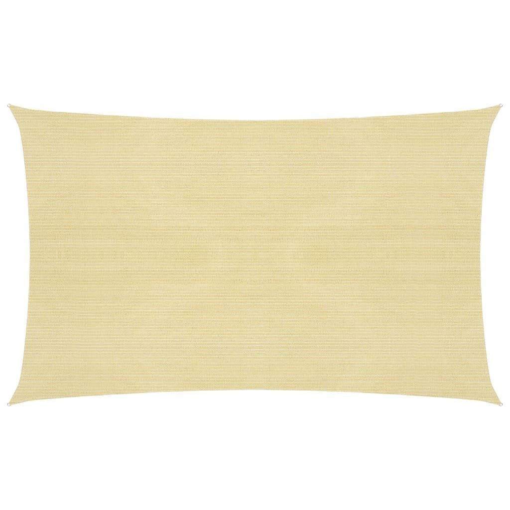 Thumbnail - vidaXL Sonnensegel, Sonnenschirm 160 g/m² Beige 2,5x5 m HDPE