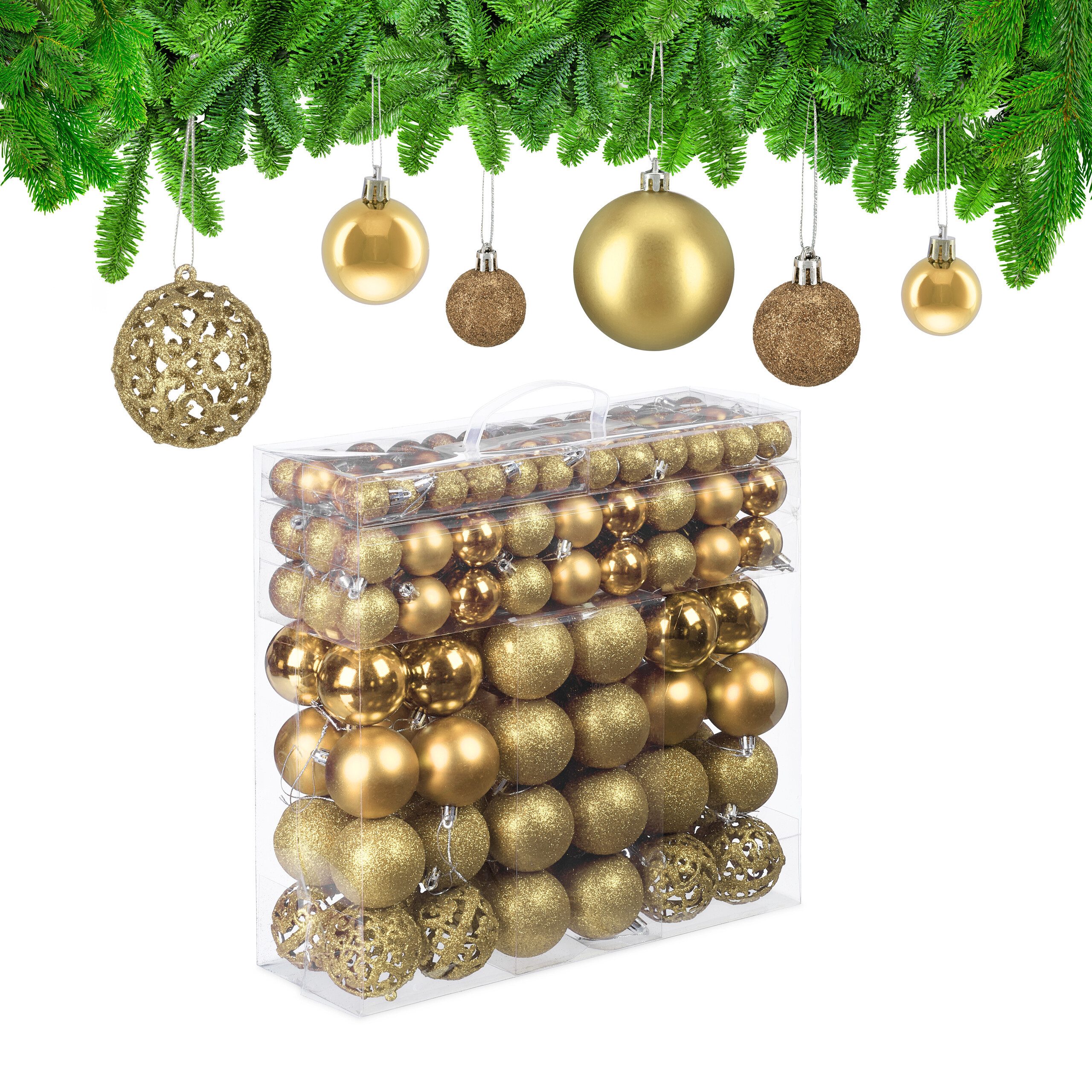 Weihnachtsbaumkugel Weihnachtskugeln im 150er Set