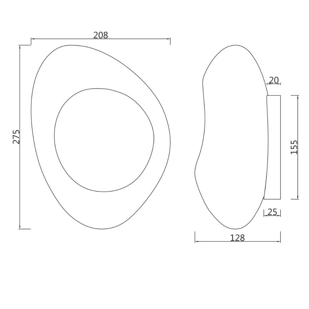 in Wandlampe, Leuchtmittel Nein, Wandleuchte keine E14, Mabell Angabe, Wandleuchte Wandlicht Maytoni Kupfer Wandleuchte, enthalten: warmweiss,