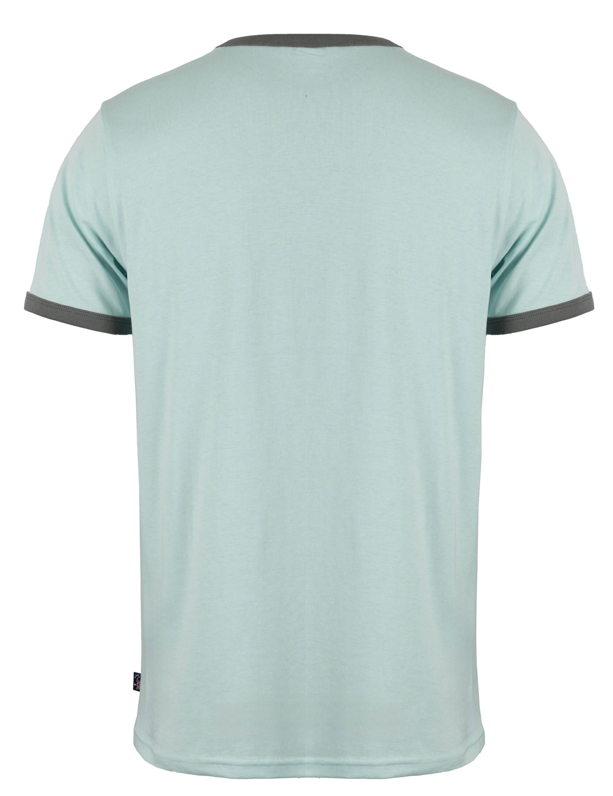 ROADSIGN australia T-Shirt Outline (1, 1-tlg., 1) dezenter Brustprint mit Kontrastdetails aus weichem Jersey