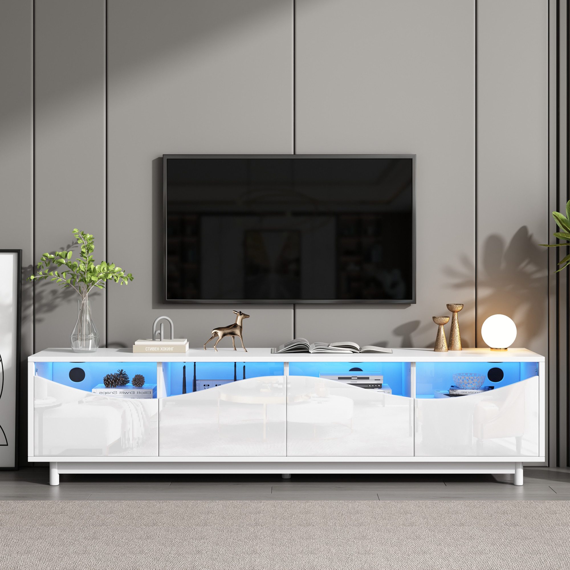 REDOM Lowboard TV-Schrank für Fernseher bis günstig online kaufen