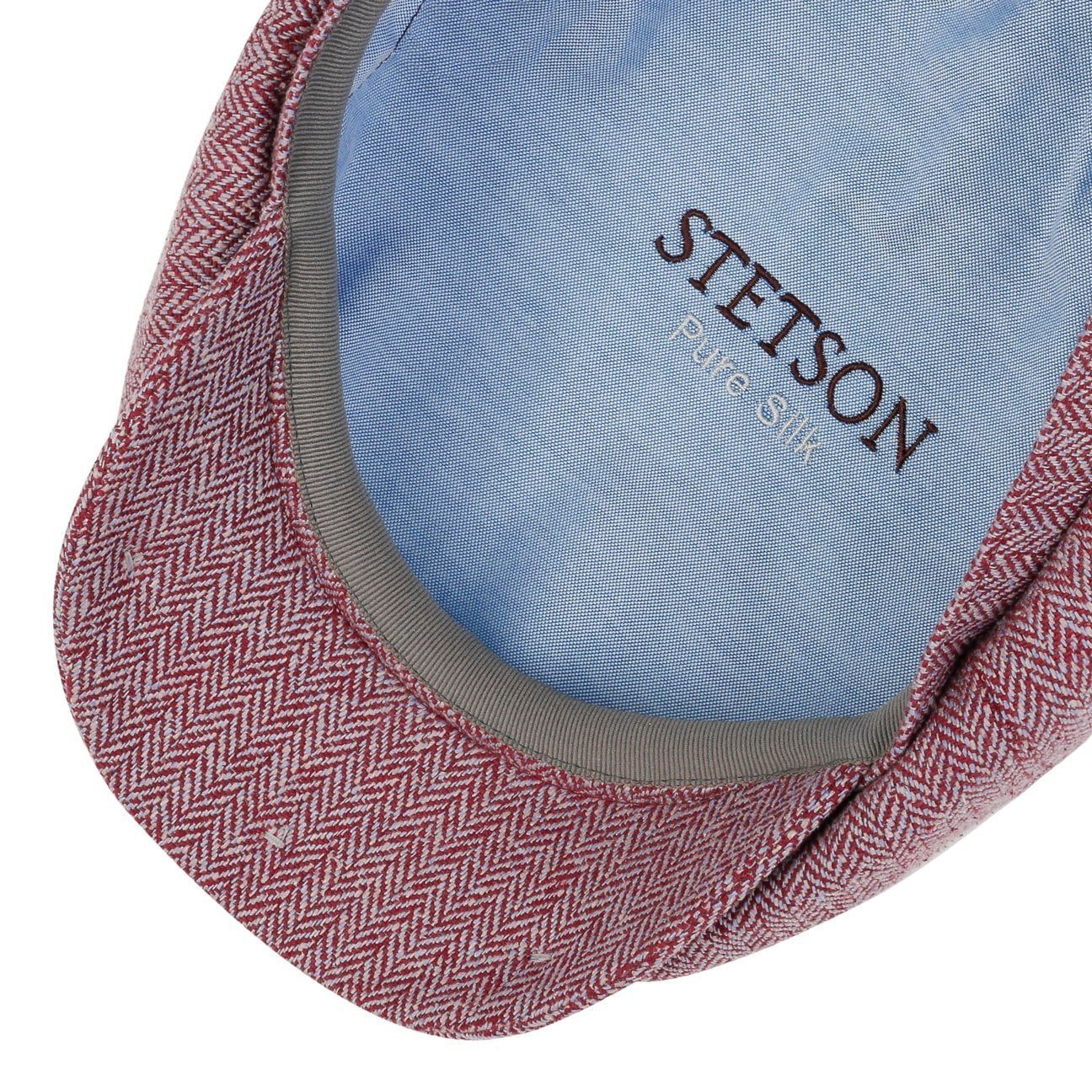 Stetson Flat Cap (1-St) Schiebermütze mit Schirm, Made in the EU