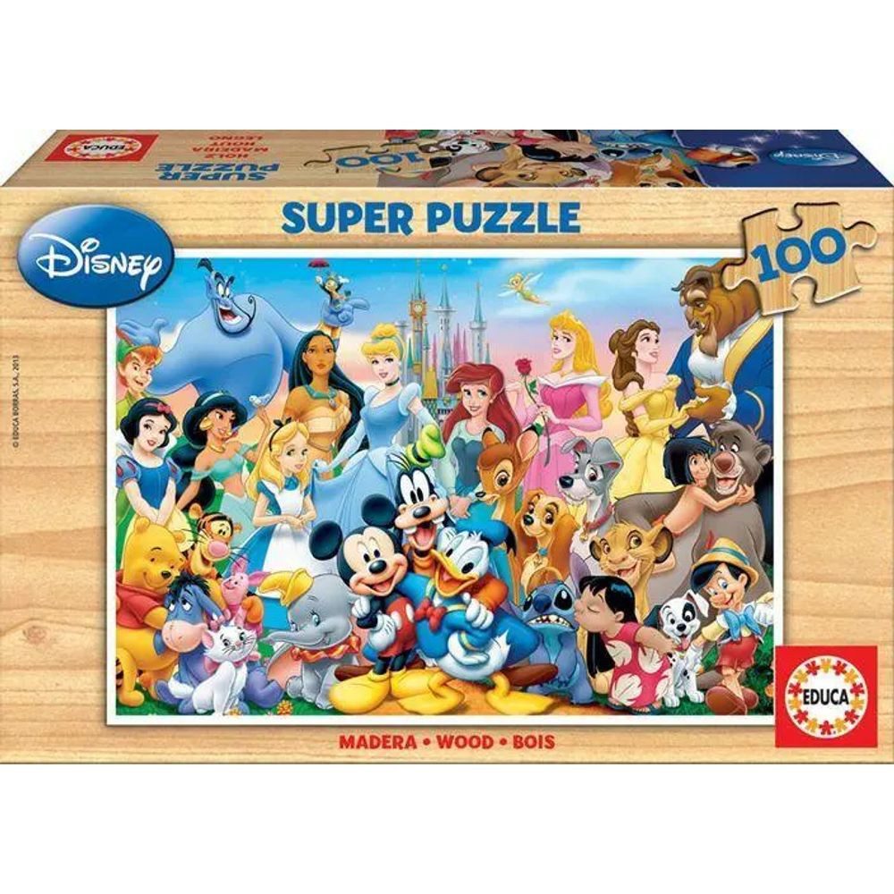 Hutter Trade Selection Puzzle Educa - Die wunderbare Welt von Disney - Puzzle 100 Teile, 100 Puzzleteile