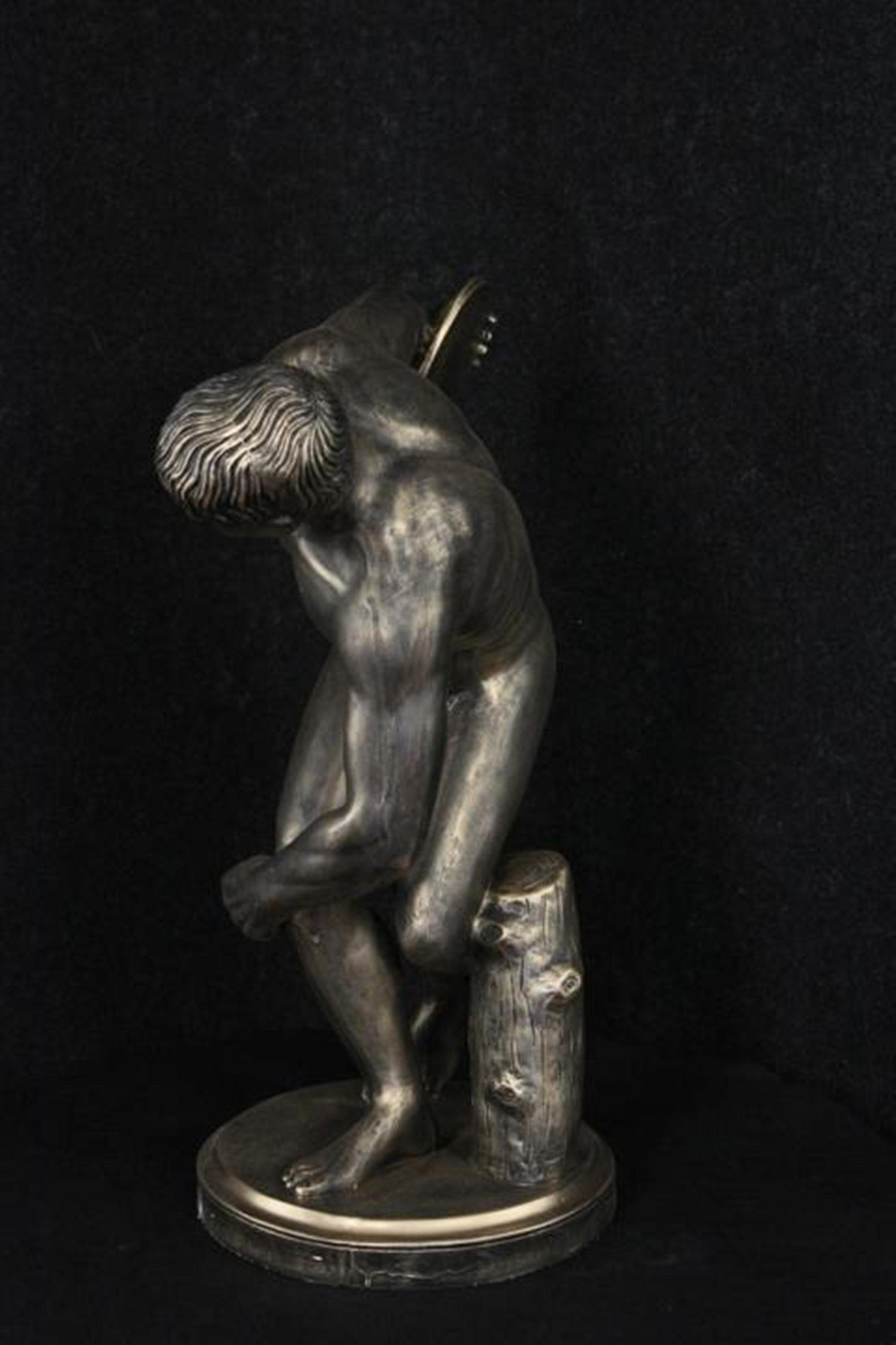 JVmoebel Skulptur Griechische Figur Olymp Abstrakt Werfer Figuren Diskus Sport Skulptur