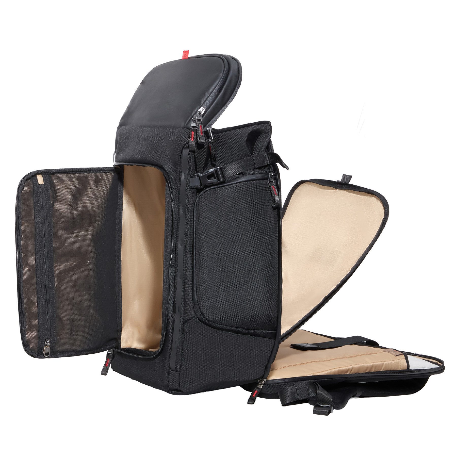 Inateck Laptoprucksack Handgepäck Rucksack 40L/28L, Groß Reiserucksack für 17/16 Zoll Laptop, TSA Freundlich, Spritzwassergeschützt