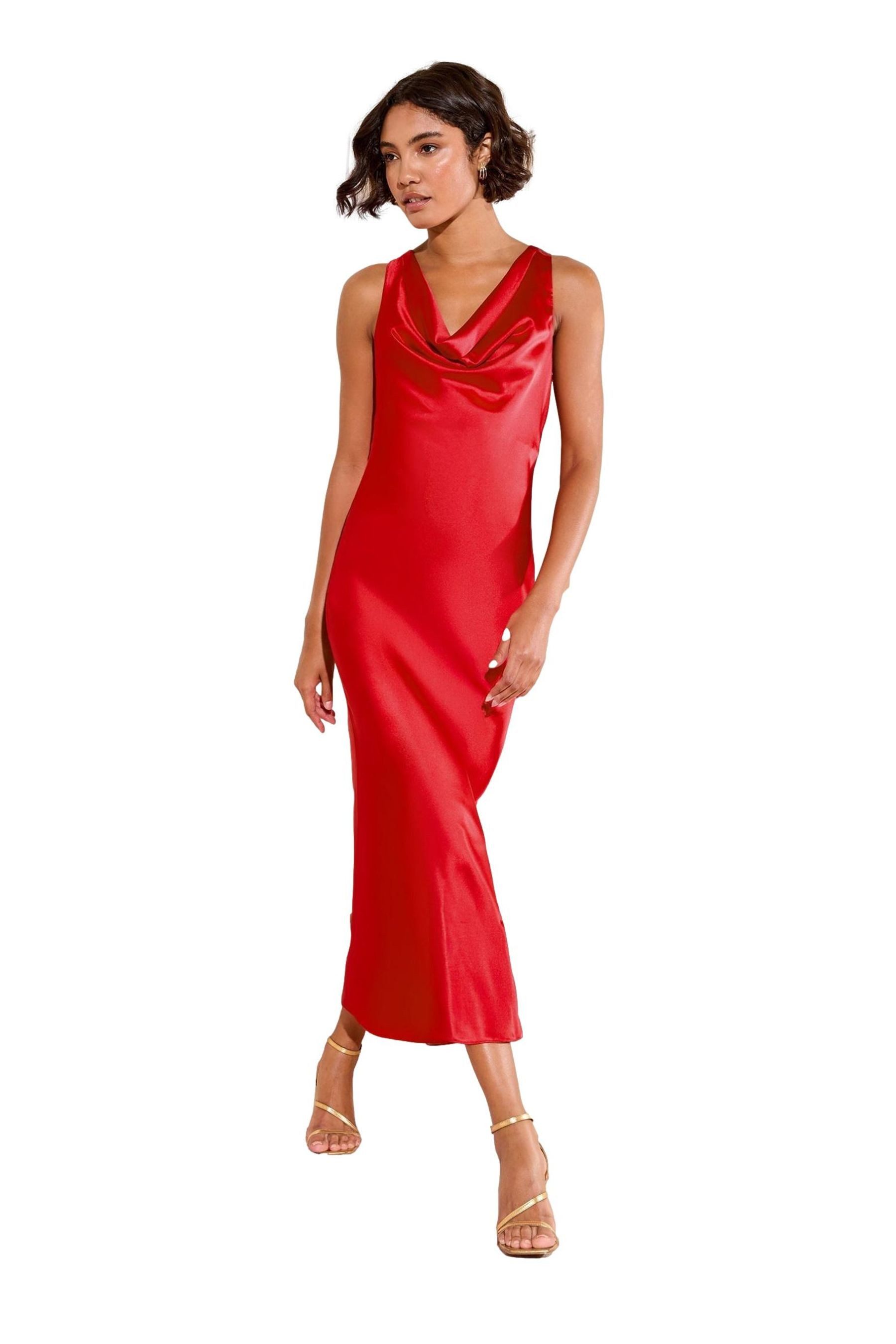 Friends Like These Midikleid Friends Like These Satin-Midikleid, Regular (1 günstig online kaufen