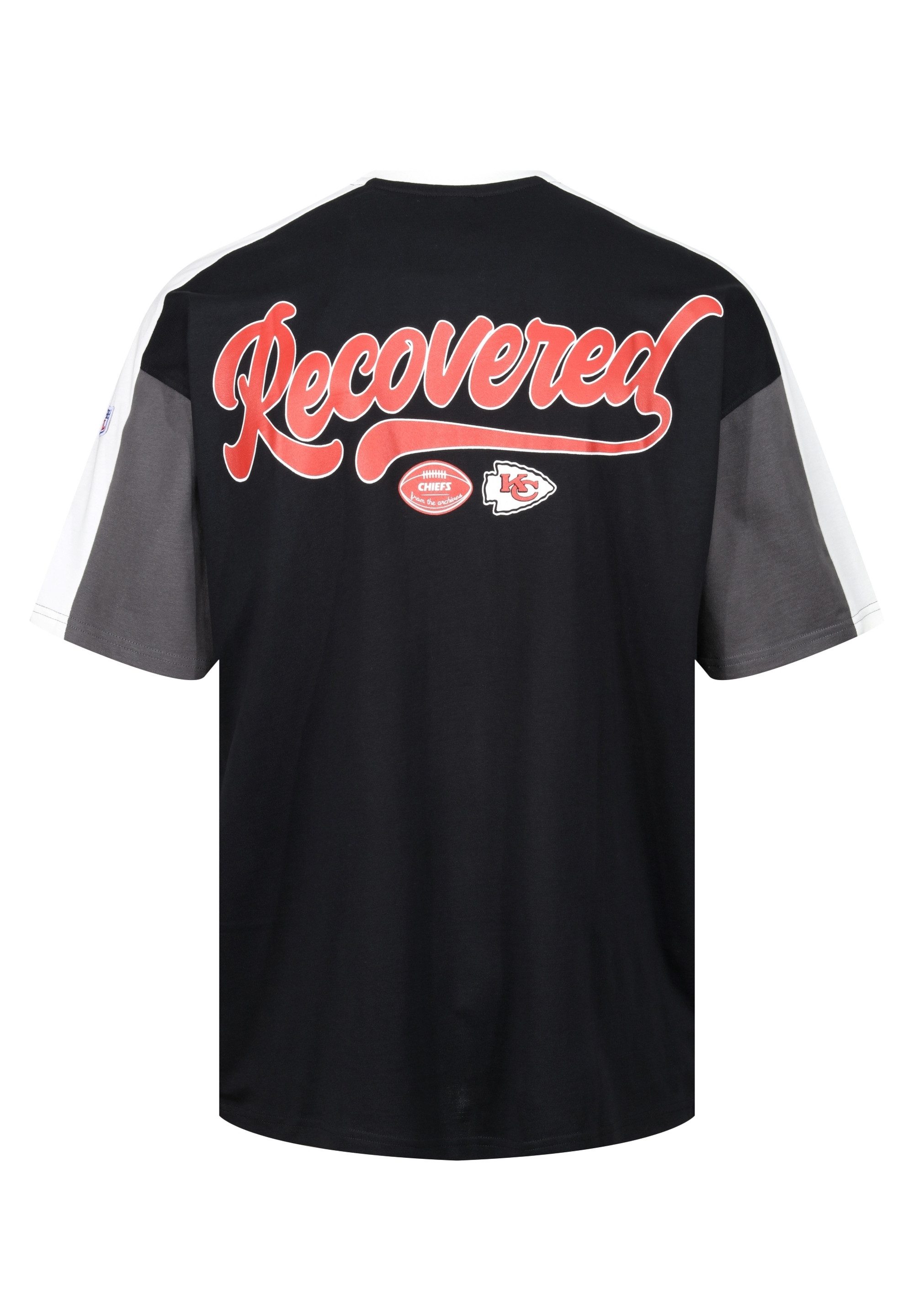 Recovered T-Shirt NFL Chiefs Kansas City Cut and Sew Oversized (1-tlg) für alle Fans der Kansas City Chiefs