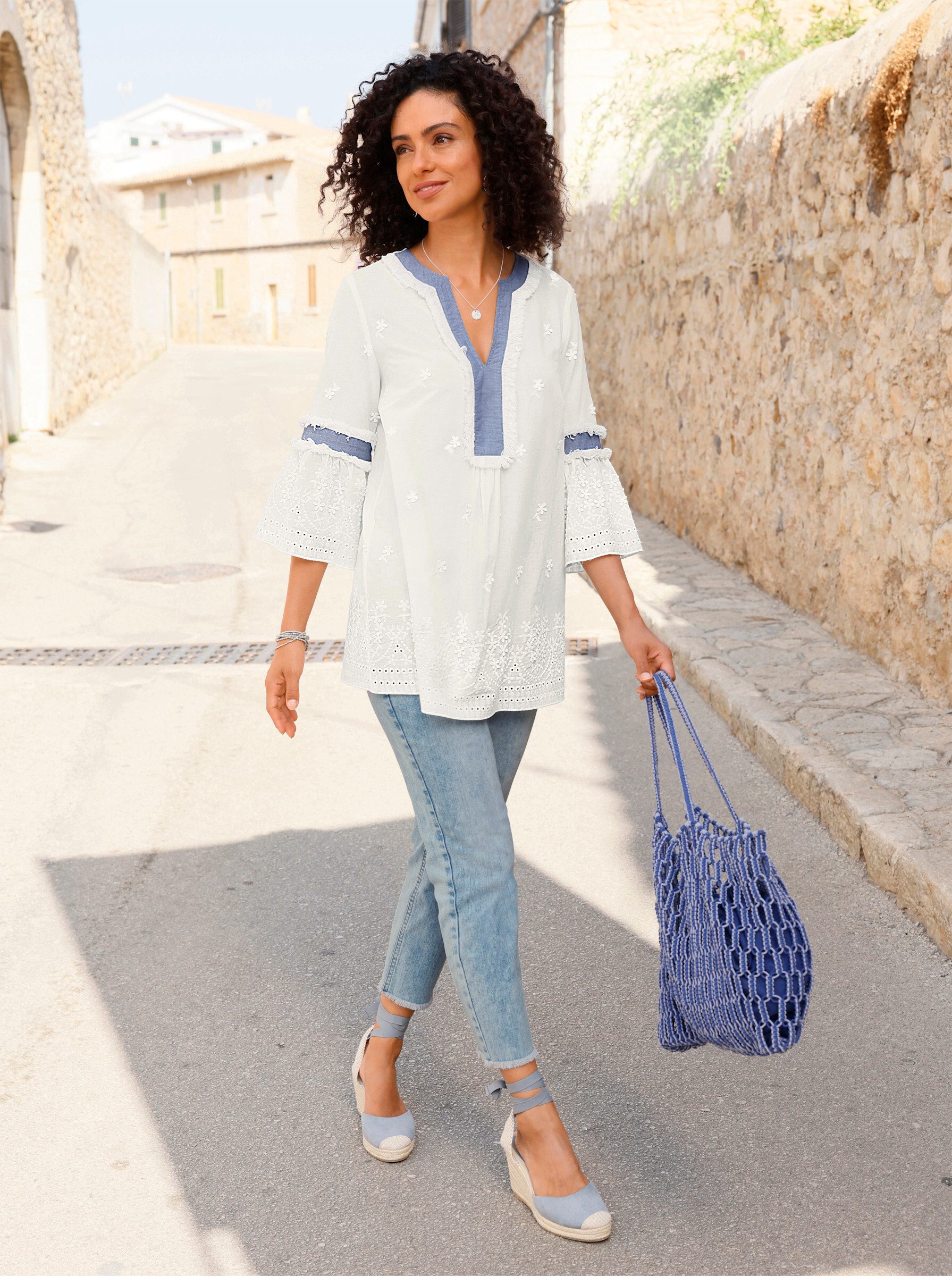 Witt Klassische Bluse Tunika .